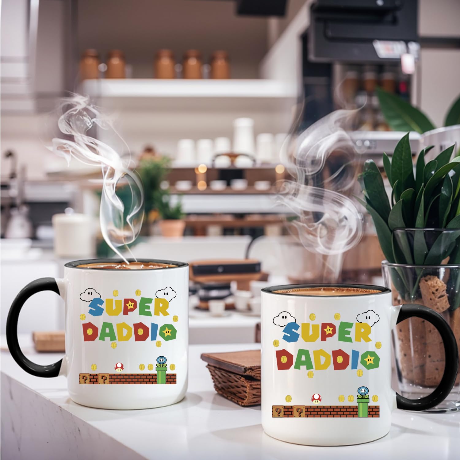 Best Gaming Gifts for Men - Retro Gameboy Coffee Mug with Nintendo Mario Design - Funny 90s Gamer Mug for Coffee & Tea Lovers - Perfect Gift for Gamers, Nintendo Fans & Retro Enthusiasts - Great for Home, Office & Gaming Room Decor