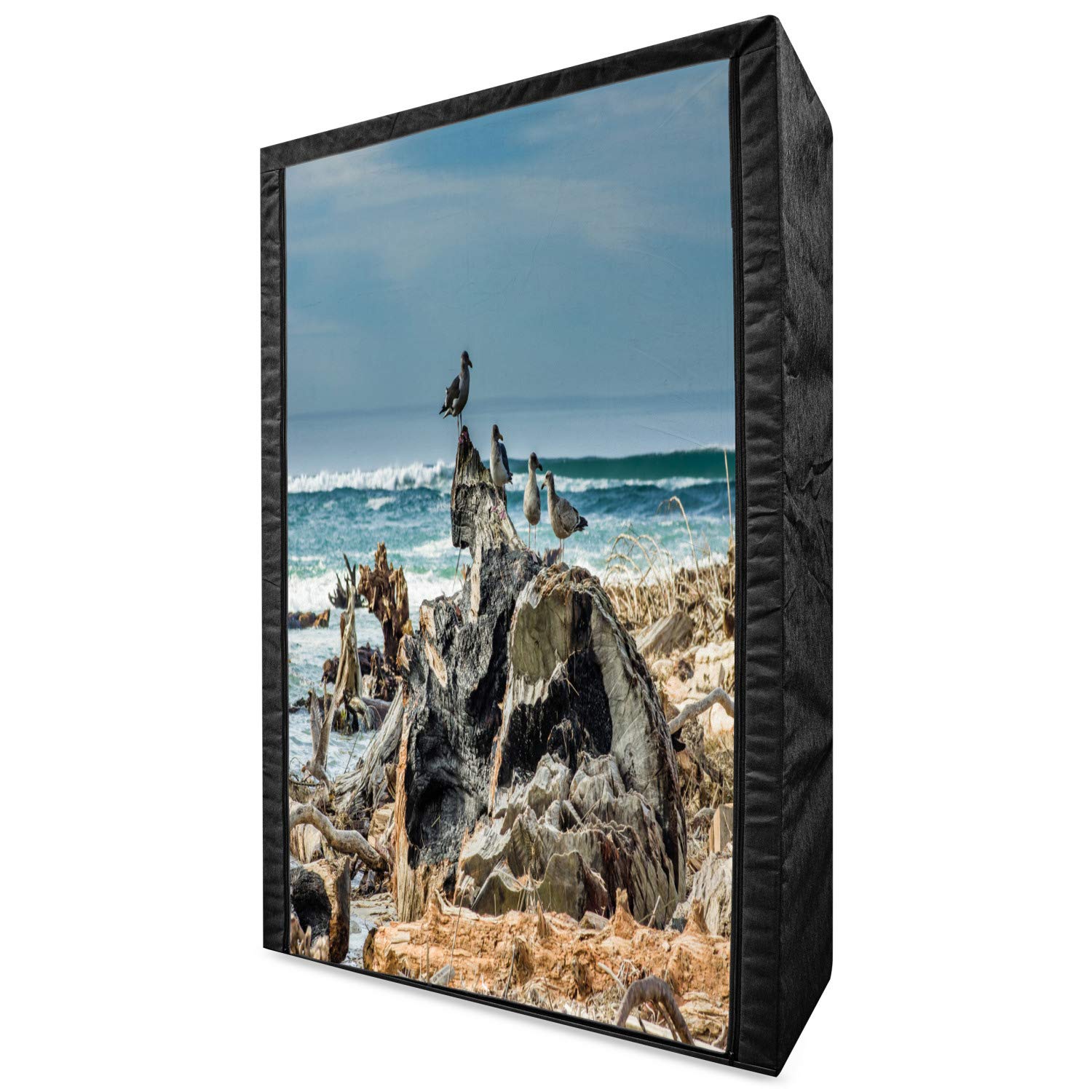 Ambesonne Portable Fabric Wardrobe - 42.5