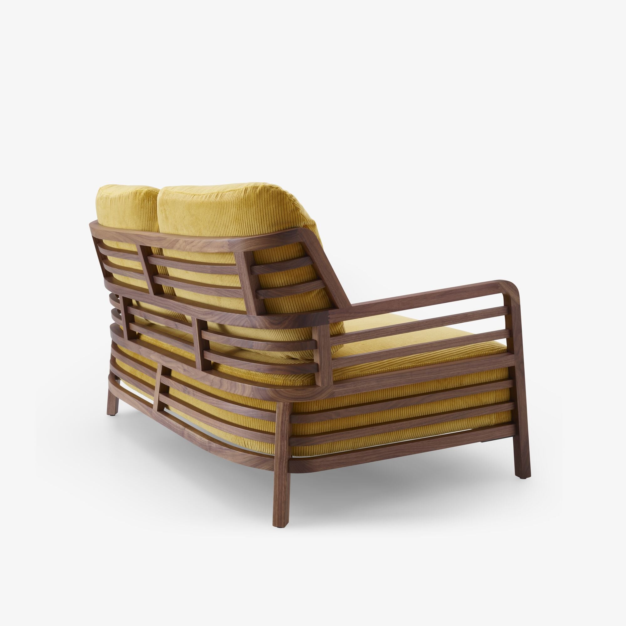Flax Settee High Back Upholstered Sofa - Modern Living Room Furniture for Home & Office Comfort