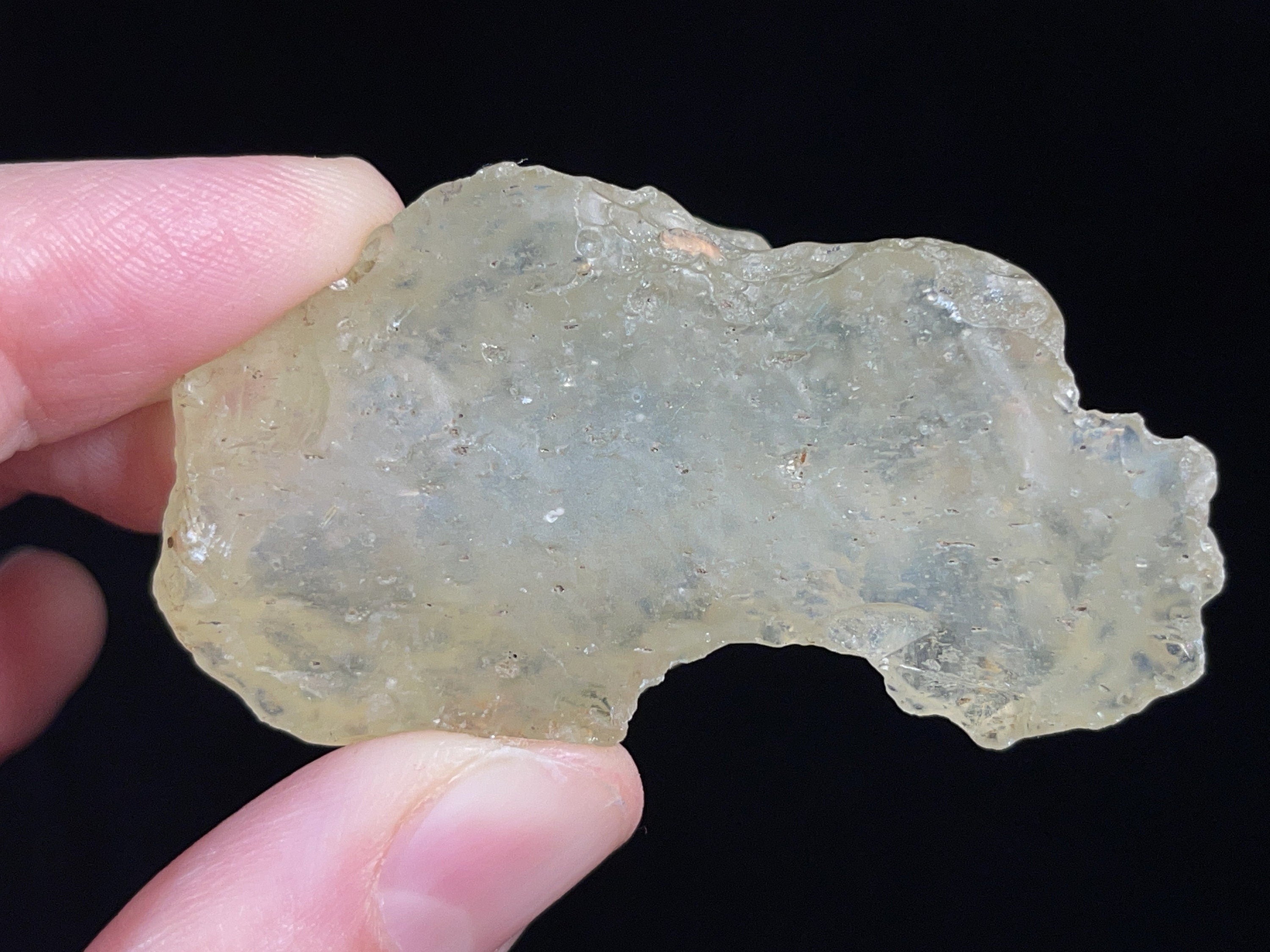 Libyan Desert Glass Raw Crystal - Rare 2A Grade 26.8g - Metaphysical Healing Stones for Meditation & Energy Work - Authentic Natural Gemstone for Jewelry Making & Spiritual Collection