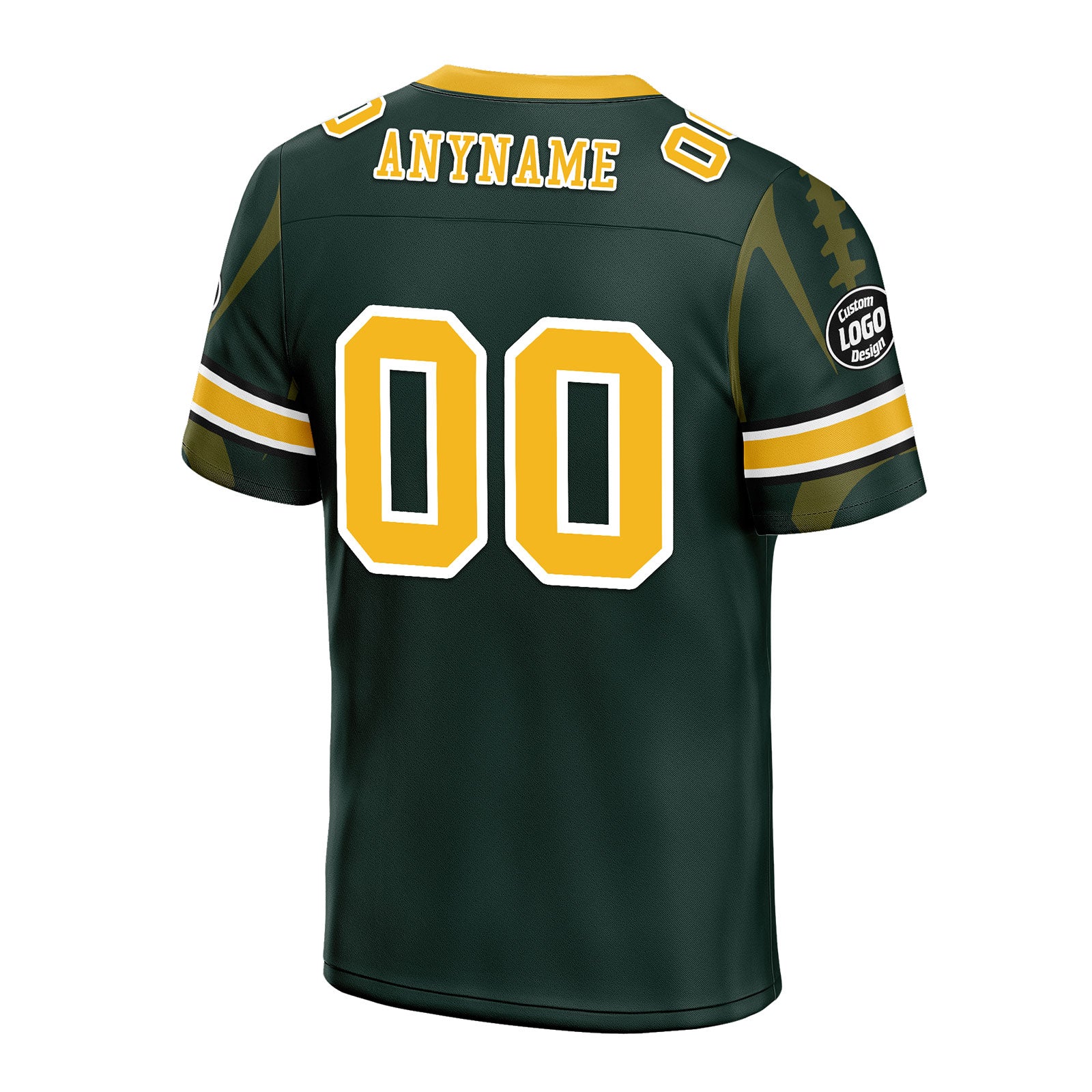 Custom Green Bay Packers Football Jersey & Sports Shoes Combo - Personalized NFL Fan Gear for Men & Women - Perfect for Game Day, Tailgating & Football Enthusiasts