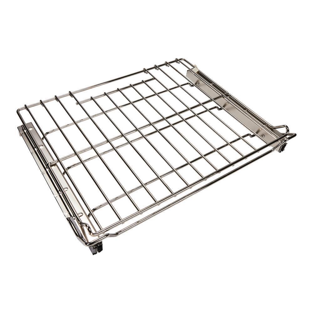 Amana W10282972A 36-Inch Satinglide™ Roll-Out Rack with Handle - Premium Oven Rack for Easy Access & Storage | Ideal for Baking, Roasting & Kitchen Organization