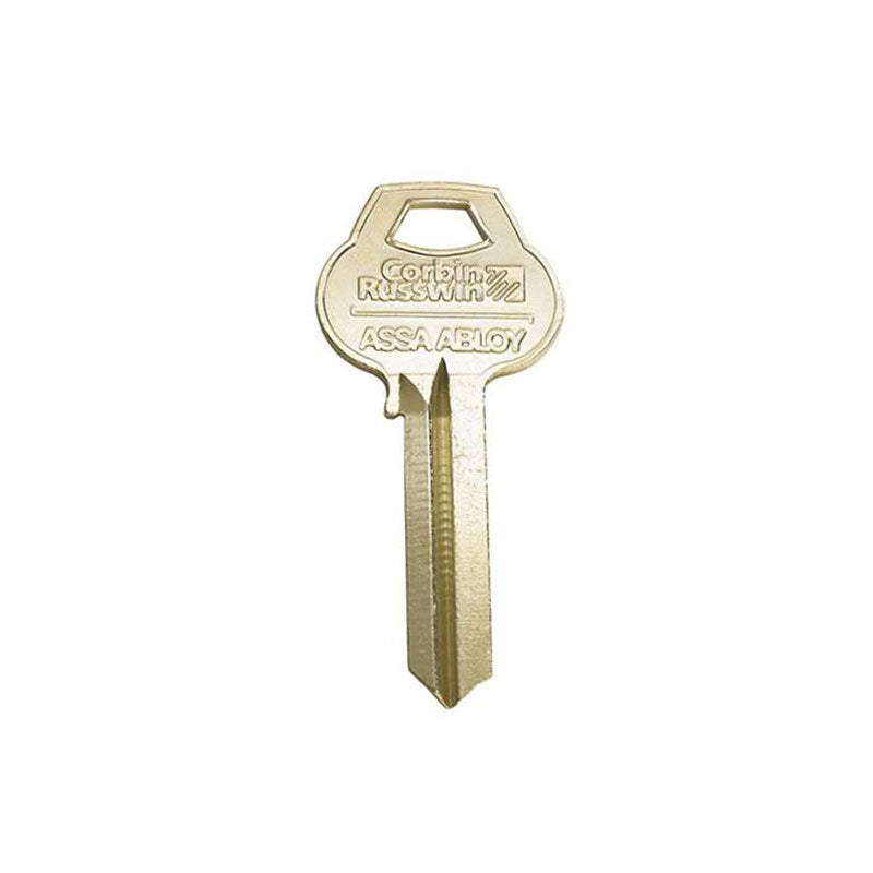 Corbin Russwin H2 6-Pin 10 Key Blank - High Security Keyway for Locksmiths & Property Management - Perfect for Duplication, Master Key Systems & Commercial Security