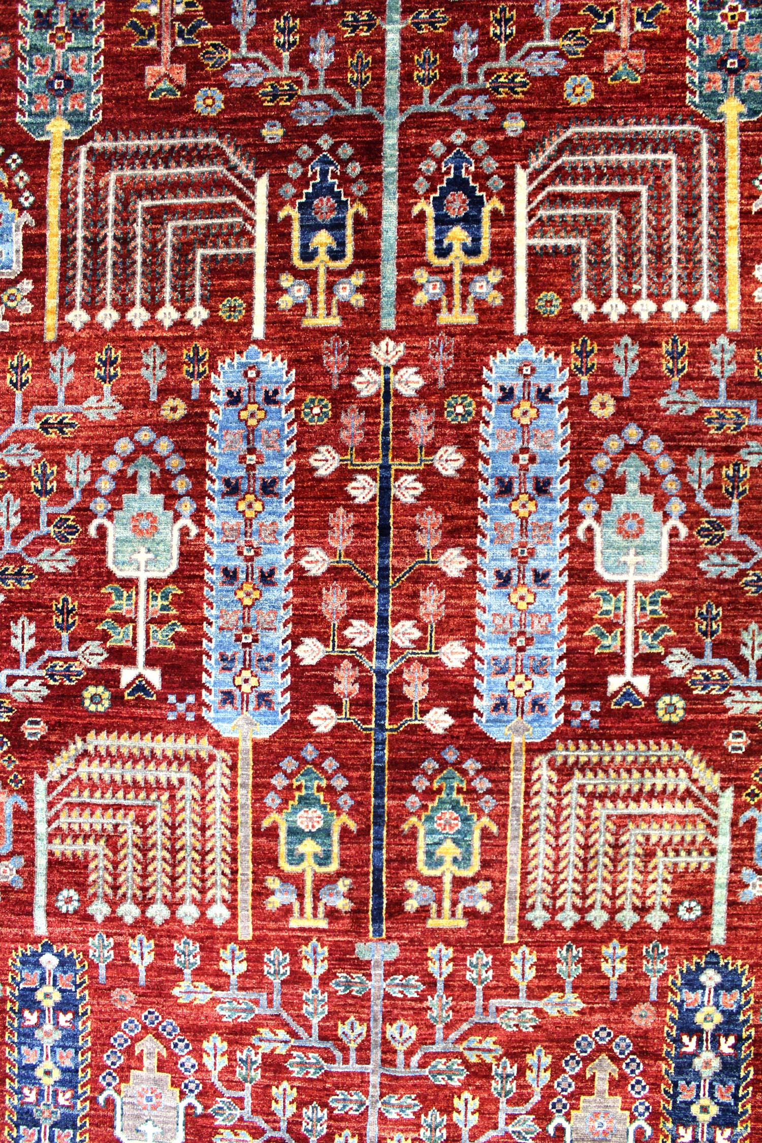 Bakshaish Willow Handwoven Tribal Rug J62618 - Authentic Persian Wool Carpet for Living Room, Bedroom & Home Decor