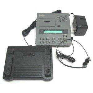 Refurbished Dictaphone Model 3750 - Compact Micro Cassette Tape Transcriber with New Headset, Foot Pedal & Power Supply | Ideal for Legal Transcription, Medical Dictation & Office Documentation