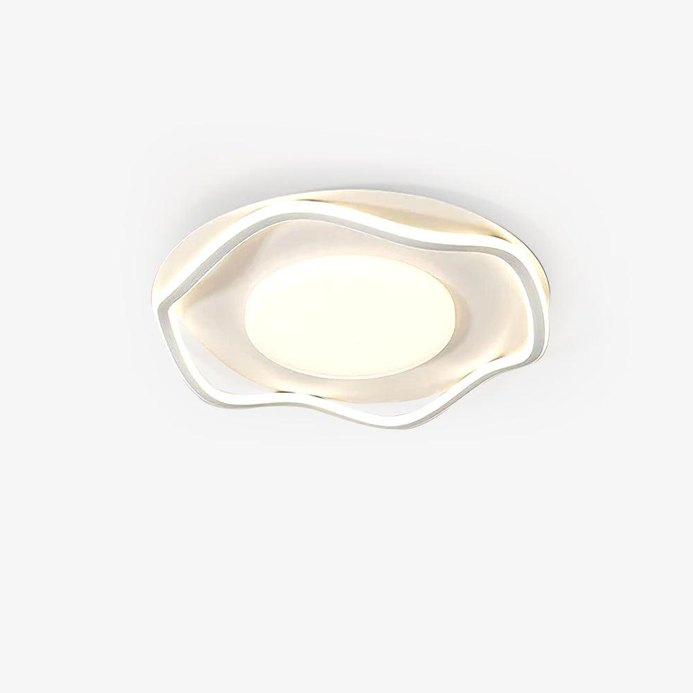 Minimalist Cloud Shaped Ceiling Light Fixture - Modern LED Bedroom Lighting for Nursery, Kids Room & Home Decor