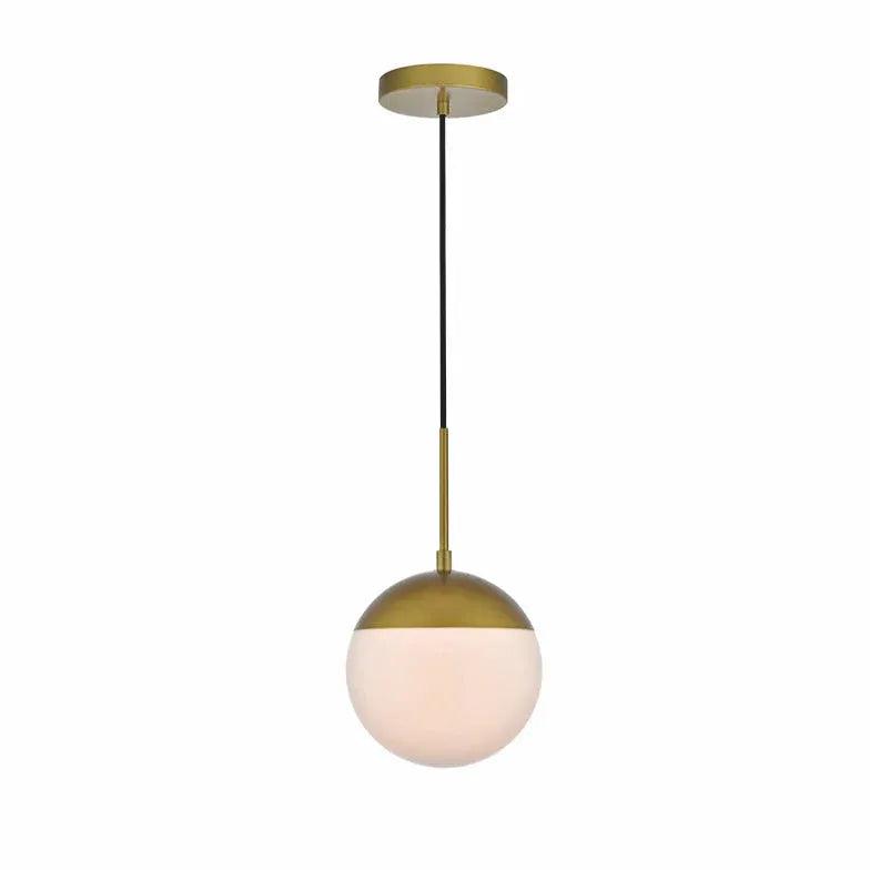Modern Single Bead Pendant Light for Kitchen Island - Elegant Dining Room & Bar Lighting Fixture - Perfect for Farmhouse, Contemporary & Industrial Decor