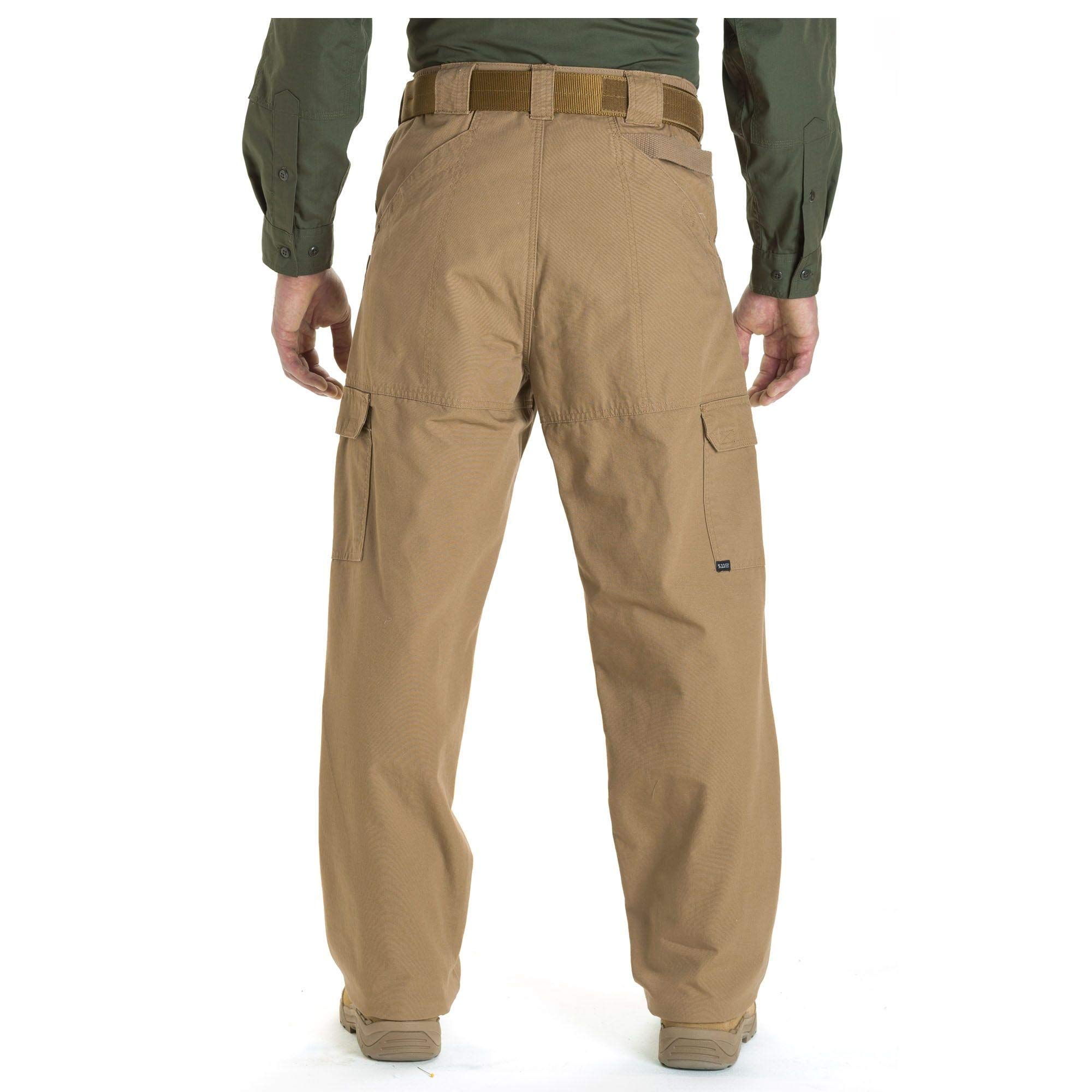 5.11 Tactical Men's Active Work Pants - Durable 100% Cotton, Double Reinforced Knees, Superior Fit (Style 74251) - Ideal for Outdoor Work, Hiking & Tactical Operations