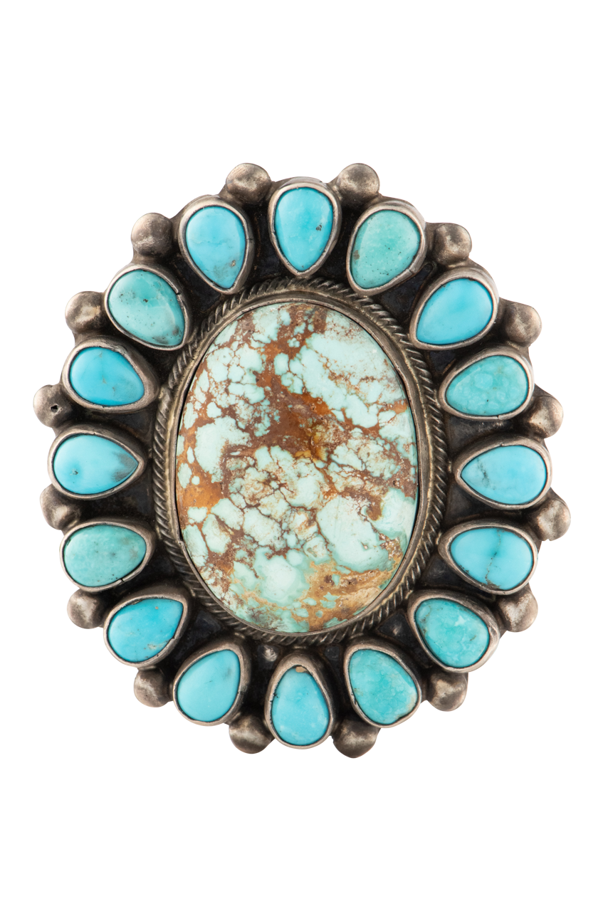 Sleeping Beauty & Royston Turquoise Ring - Handmade Sterling Silver Jewelry for Women | Boho Chic Accessories for Everyday Wear, Gift Ideas & Special Occasions