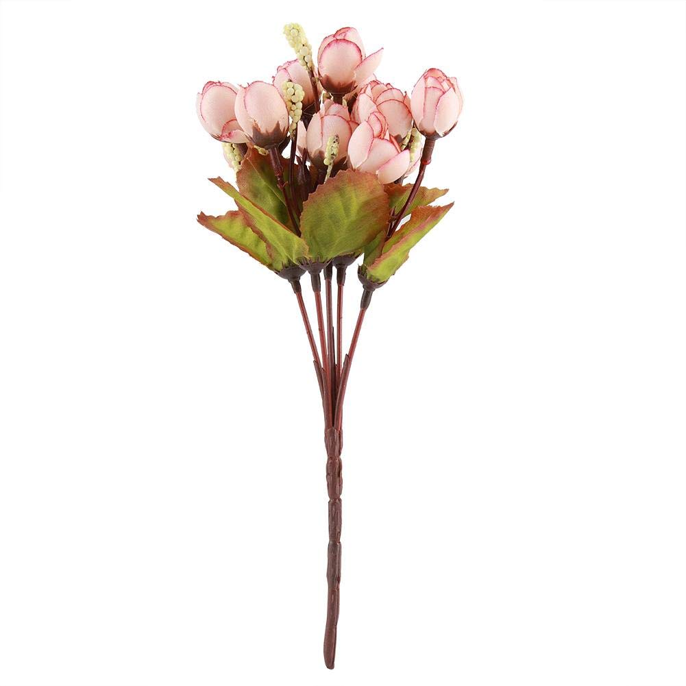 Ymiko 15-Pack Artificial Flowers Bunch - Realistic Fake Flowers for DIY Floral Arrangements, Home Office Decor, Wedding & Party Centerpieces - Perfect for Table Settings, Vase Displays & Seasonal Decorations