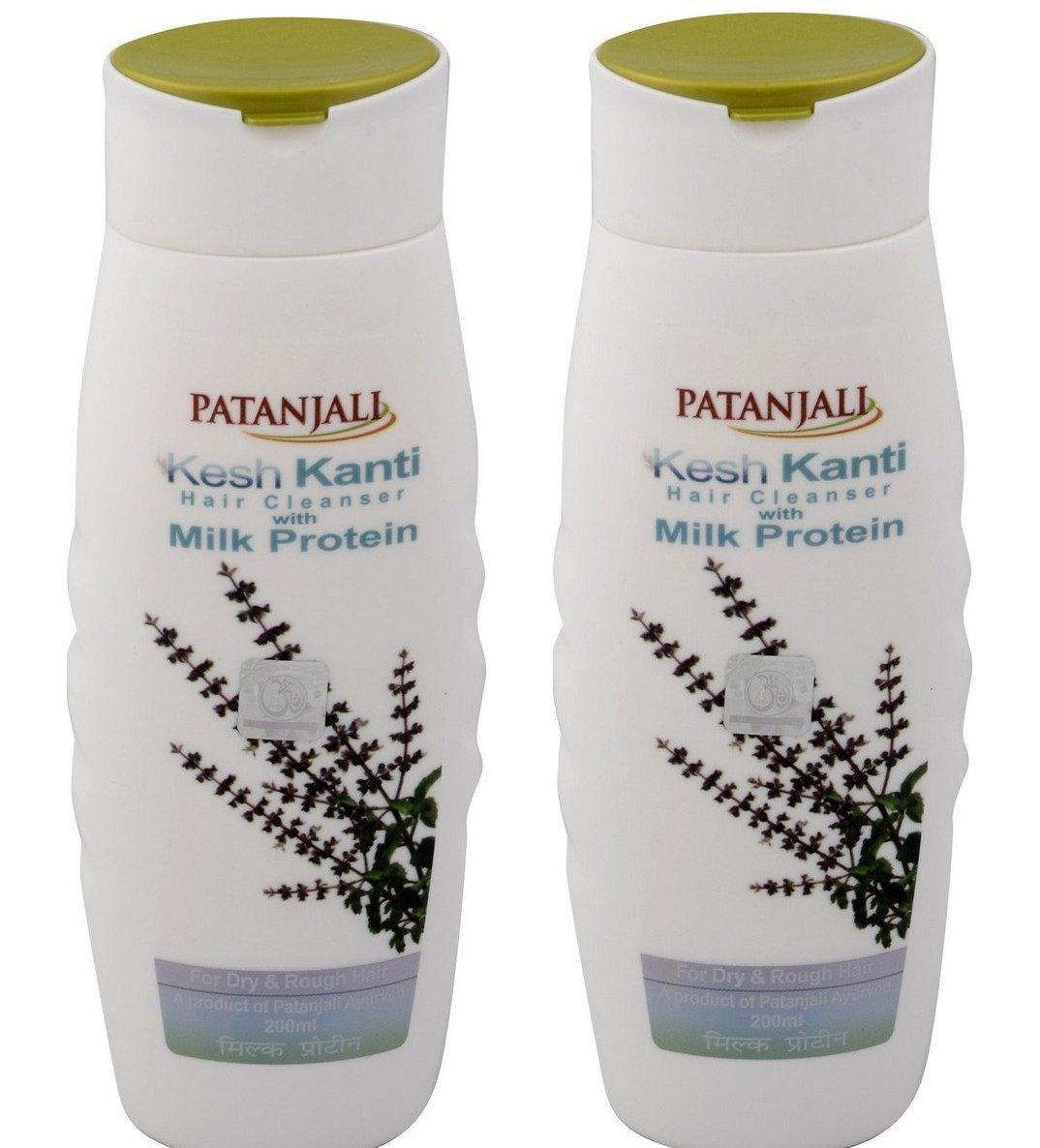 Patanjali Kesh Kanti Milk Protein Shampoo for Hair Growth & Strength - 200ml (Pack of 2) - Gentle Cleansing for Dry, Damaged & Frizzy Hair - Perfect for Daily Use at Home or Travel