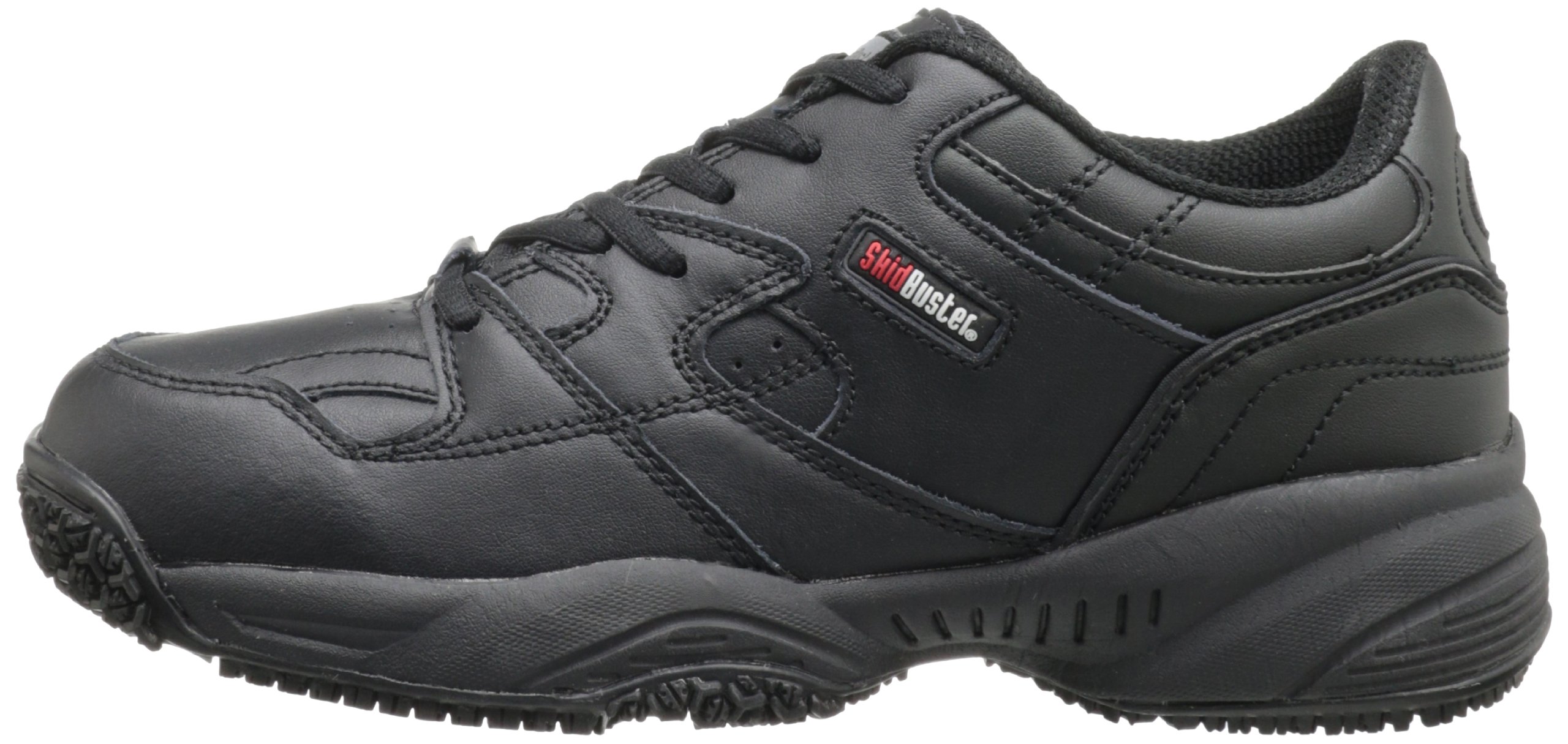 Skidbuster 5055 Women's Slip Resistant Leather Athletic Shoes - Non-Slip Comfort Sneakers for Work, Walking & Gym - Breathable & Lightweight for All-Day Wear