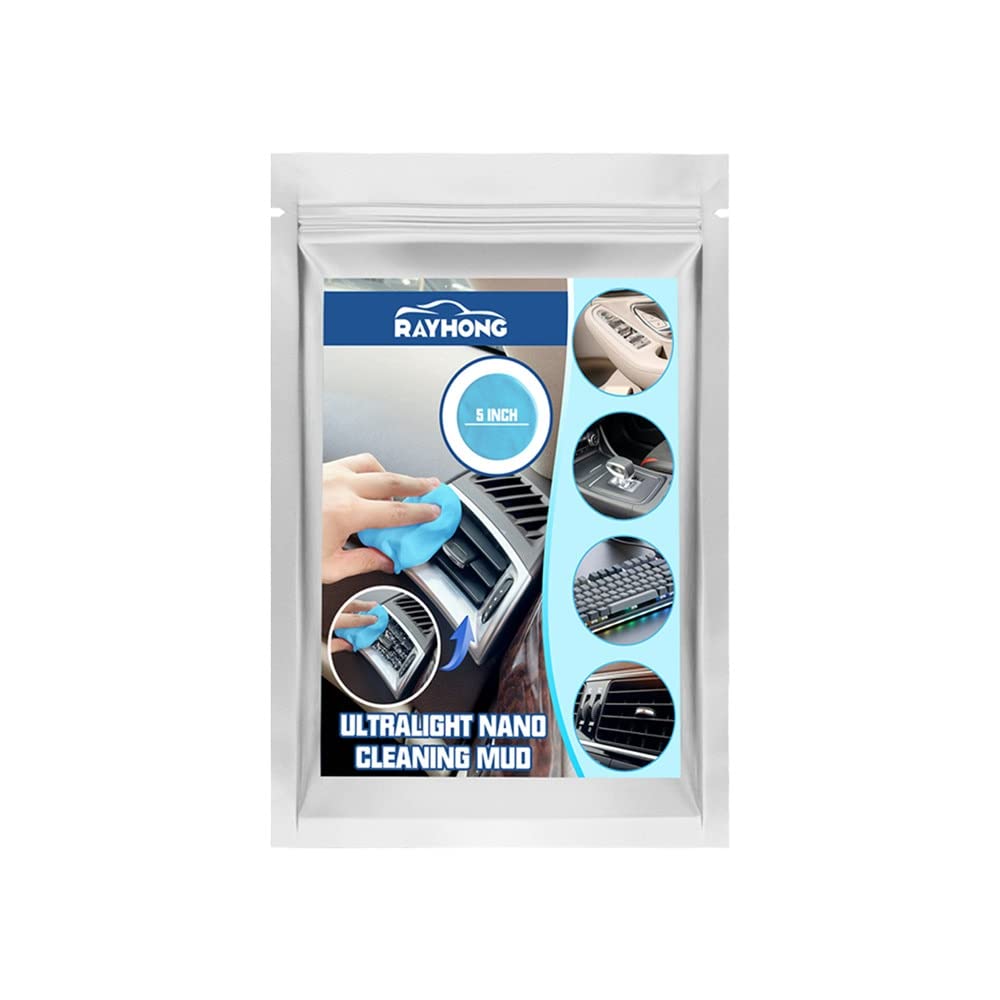 Premium Car Cleaning Gel - Universal Dust Collector for Car Vents, PC, Laptop, Camera & Auto Parts | Reusable Interior Detailing Putty Tool Kit | Perfect for Home, Office & Vehicle Maintenance (Blue)
