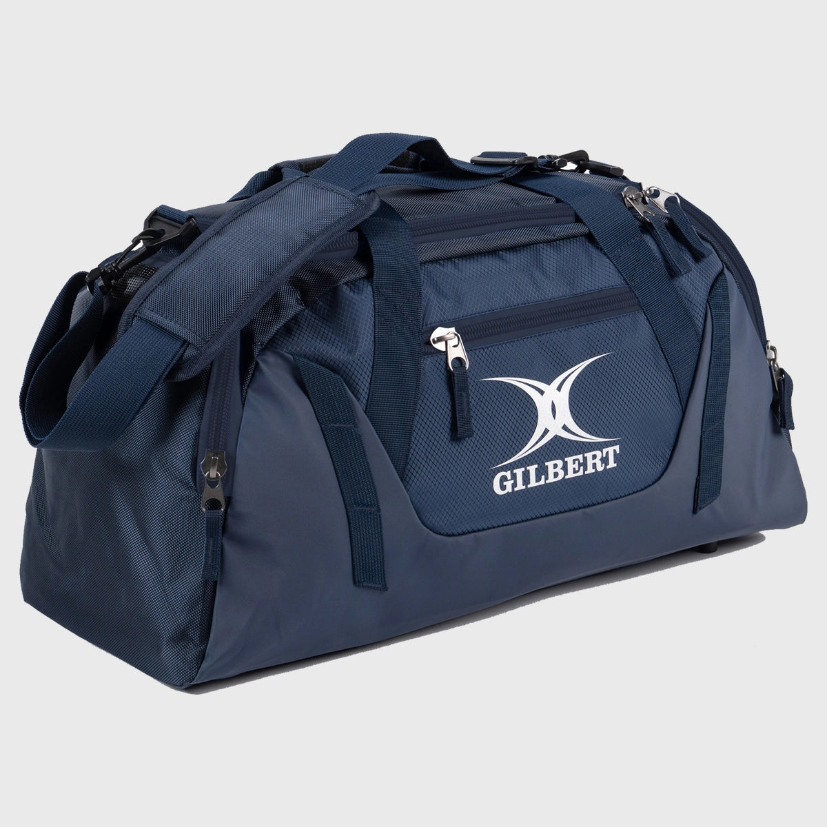 Gilbert Club V4 Rugby Players Holdall Navy - Durable Sports Bag for Rugby Training & Travel - Perfect for Gym, Matches & Team Gear Storage