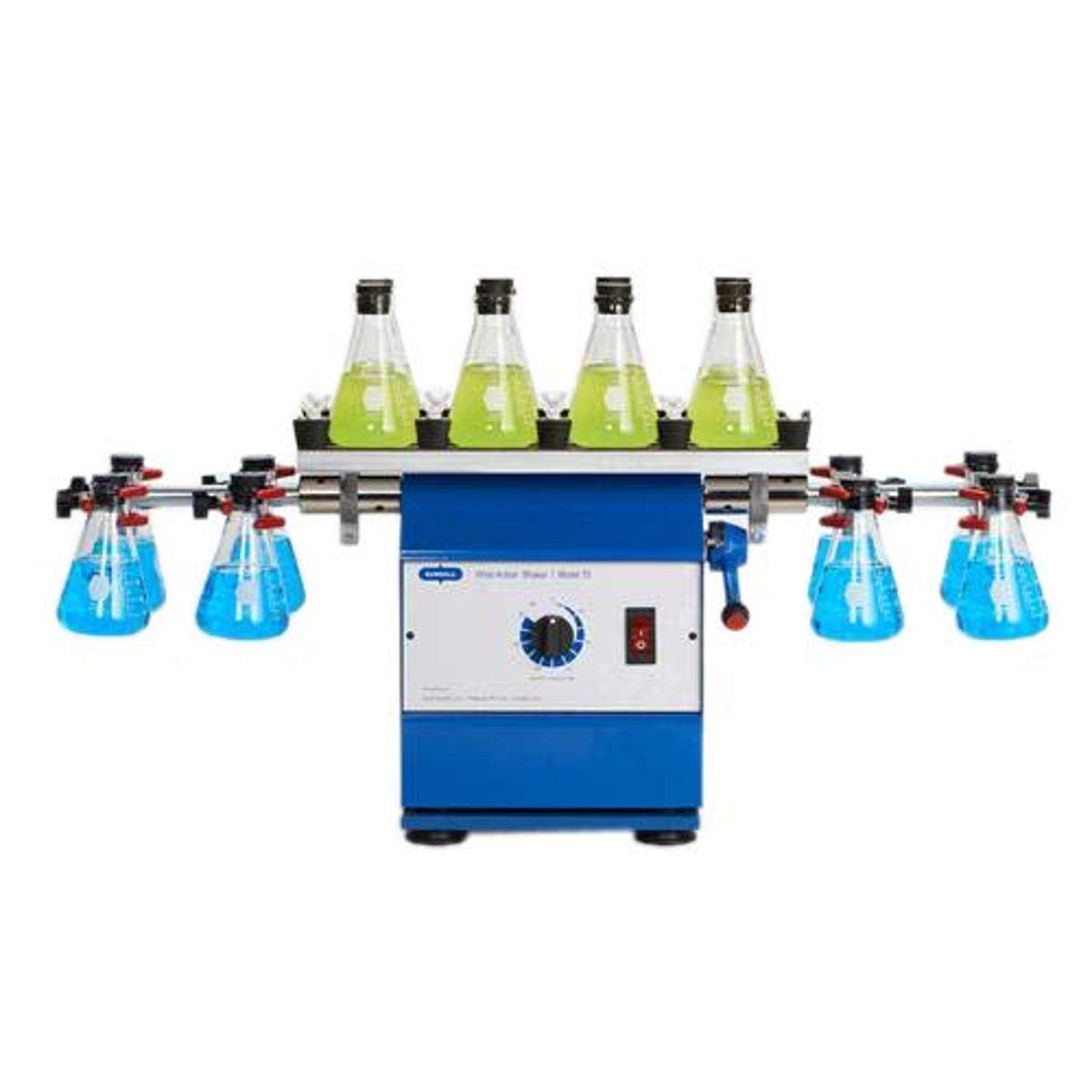 Burrell Scientific 075-777-12-00 Separatory Funnel Clamp & Shaker - Lab Equipment for Chemical Extraction & Mixing | Perfect for Chemistry Labs, Research & Industrial Applications