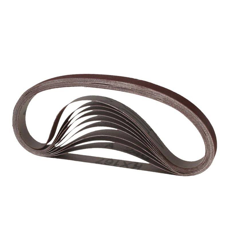 10-Piece 520x20mm Abrasive Sanding Belts for Belt Sander - Wood & Metal Polishing Kit - Power Tool Accessories for Grinder, Polisher & DIY Projects