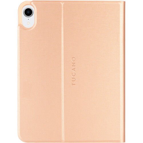 Tucano Metal Folio Case for iPad Mini 6th Generation (2021) - Gold | Slim Protective Cover with Auto Sleep/Wake | Perfect for Work, Travel & Everyday Use