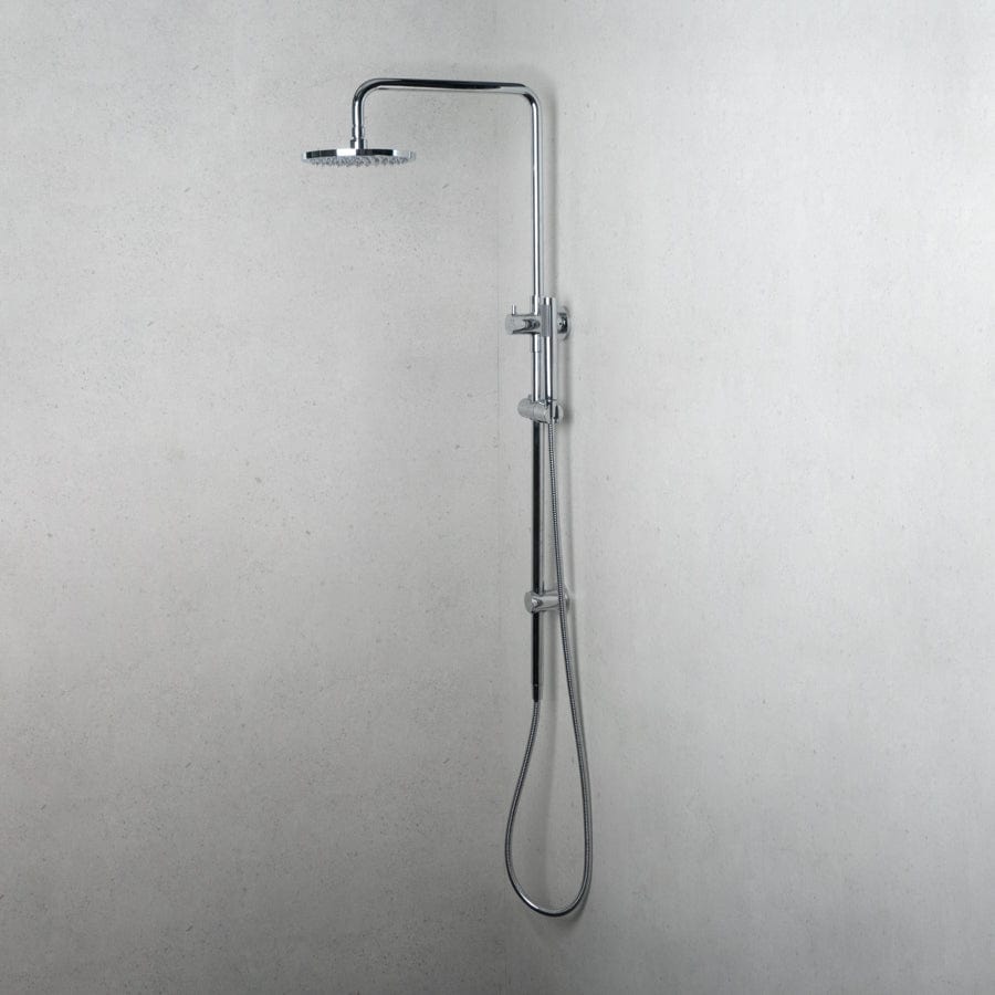 Premium Chrome Combination Shower System - Adjustable Rainfall Showerhead & Handheld Spray - Perfect for Bathroom Renovation & Spa-Like Experience