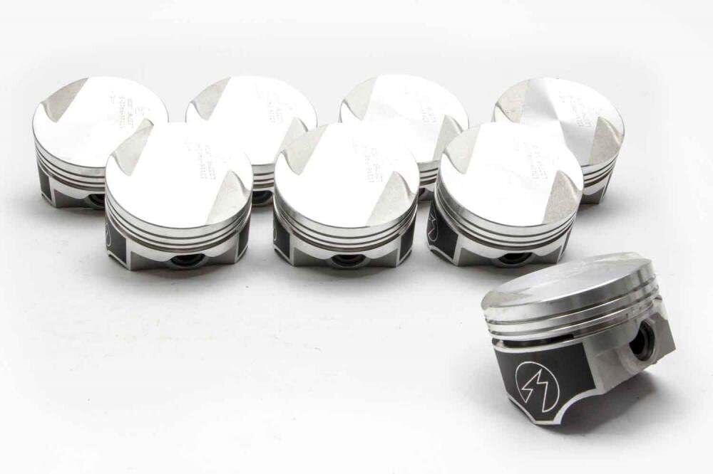 SPEED PRO Forged Coated Skirt Flat Top Pistons Set of 8 for Ford Mercury 351C .030 - High Performance Engine Upgrade for Racing & Restoration Projects