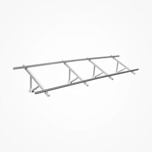 EG4 BrightMount Adjustable Solar Panel Ground Mount System - Holds 3 to 4 Panels | Perfect for Residential & Commercial Solar Installations