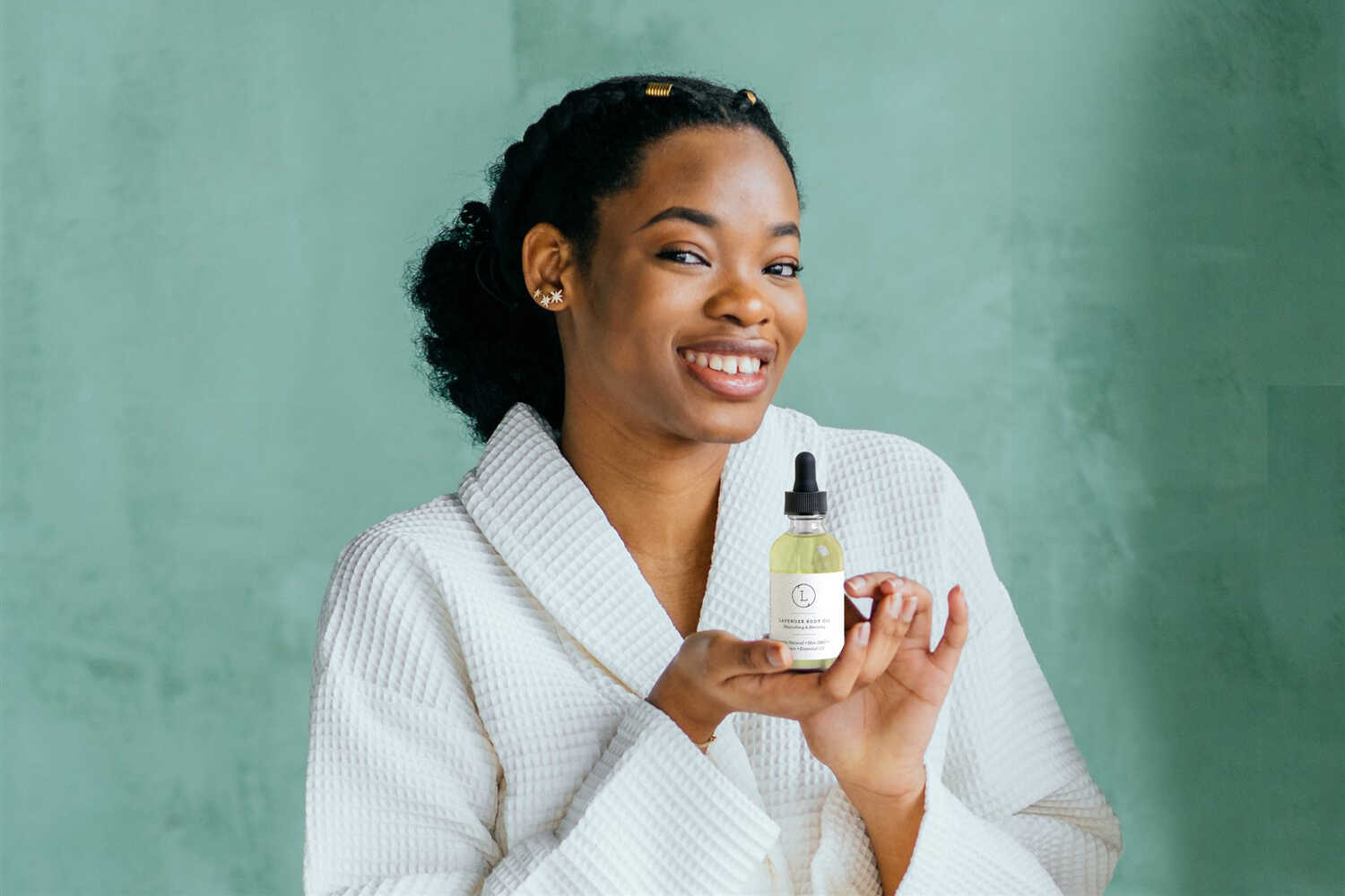 Lavender Body Oil for Dry Skin - 100% Natural Hydrating & Moisturizing Body Oil for Relaxation & Massage - Perfect for Aromatherapy, Spa & Self-Care