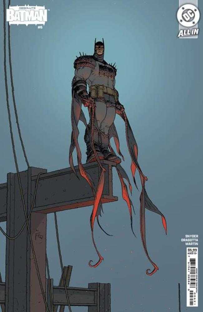 Absolute Batman #6 Cover B Frank Quitely Card Stock Variant - Limited Edition Collectible Comic for DC Fans, Perfect for Display & Investment