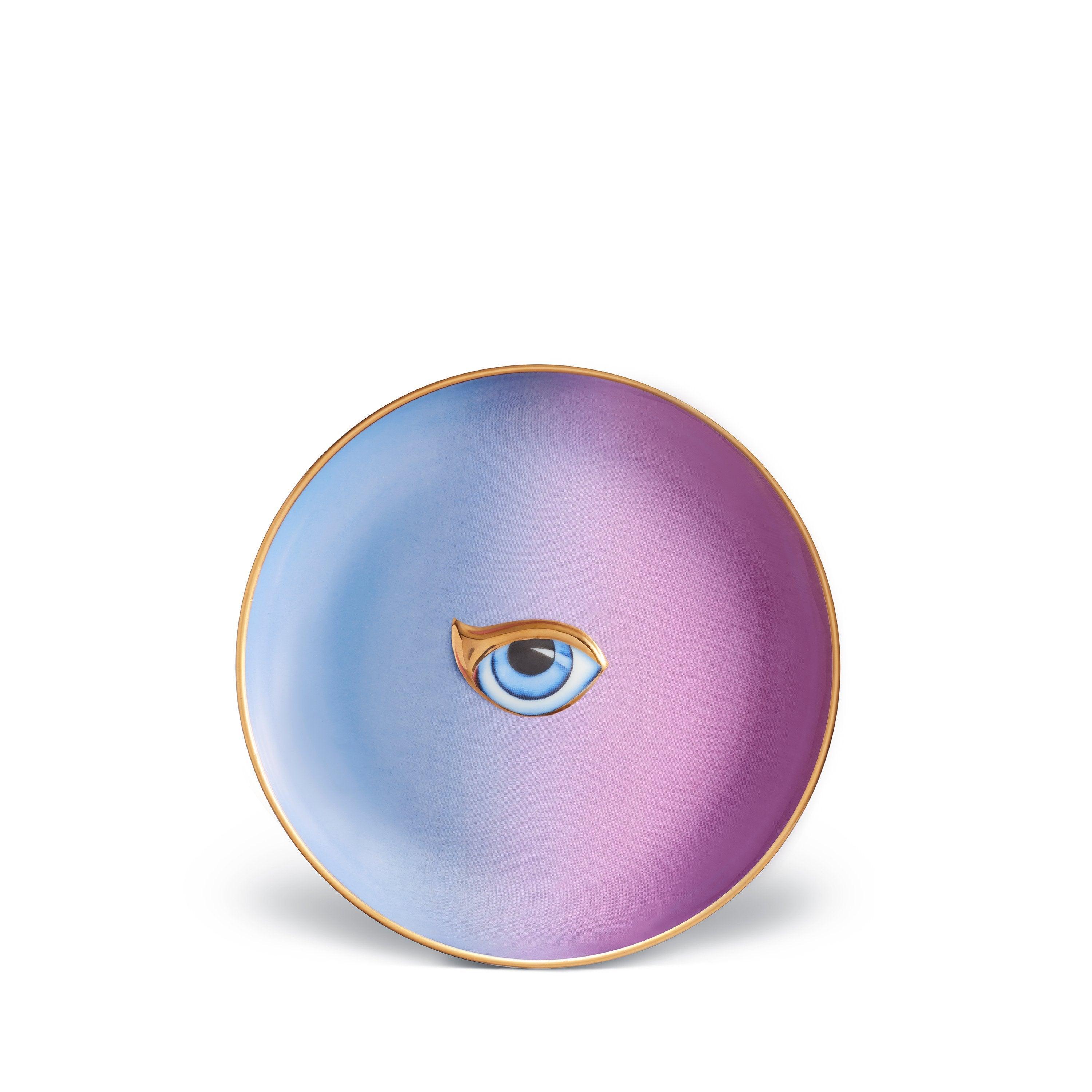 Blue and Purple Lito Plate - Elegant Ceramic Dinnerware for Home, Restaurants & Special Occasions | Perfect for Daily Use, Parties & Gifts