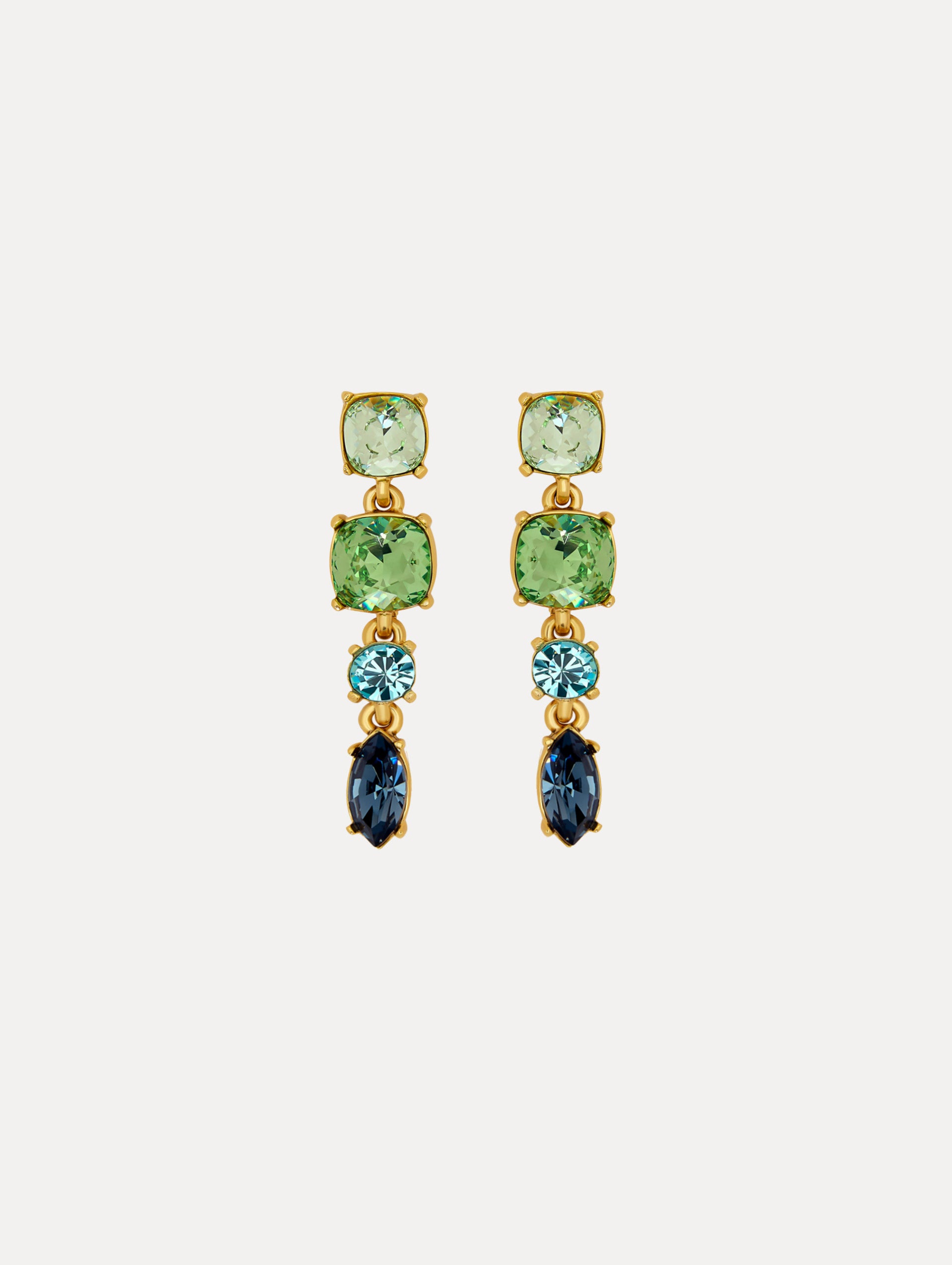 4-Tier Dangle Drop Earrings for Women - Elegant Layered Statement Jewelry for Parties, Weddings & Special Occasions