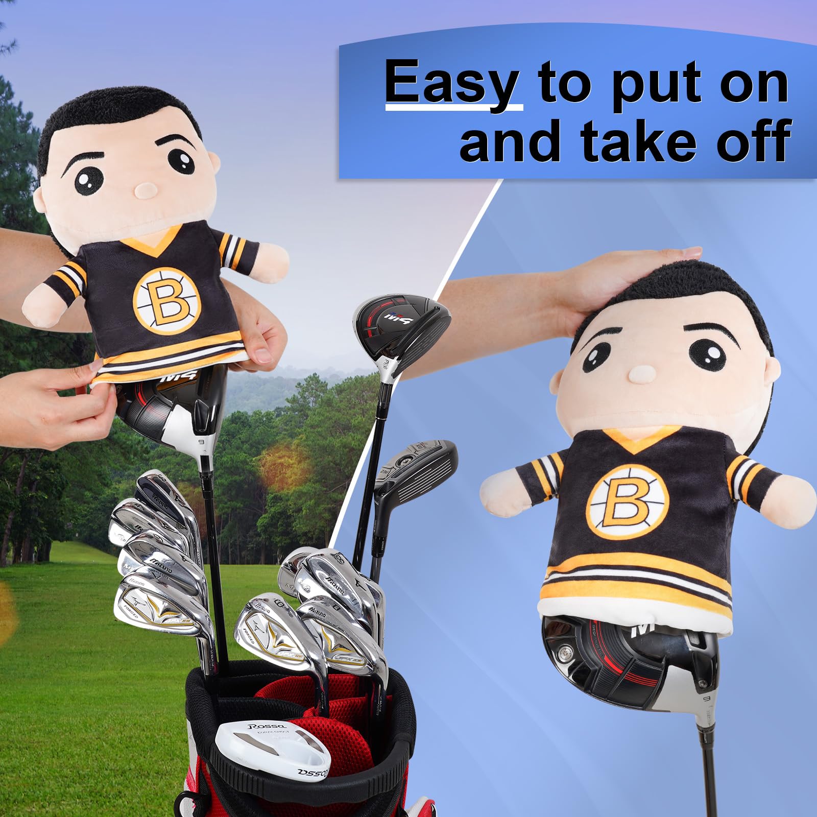 Funny Golf Driver Headcover for 460CC - Unique Golf Gift for Men & Women | Perfect for Driving Range & Course Play