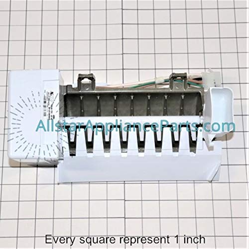 Allstar Appliance Parts 2198597 FSP OEM Refrigerator Ice Maker Replacement Assembly - Compatible with Major Brands, Easy Installation for Home Kitchen Refrigerator Repair