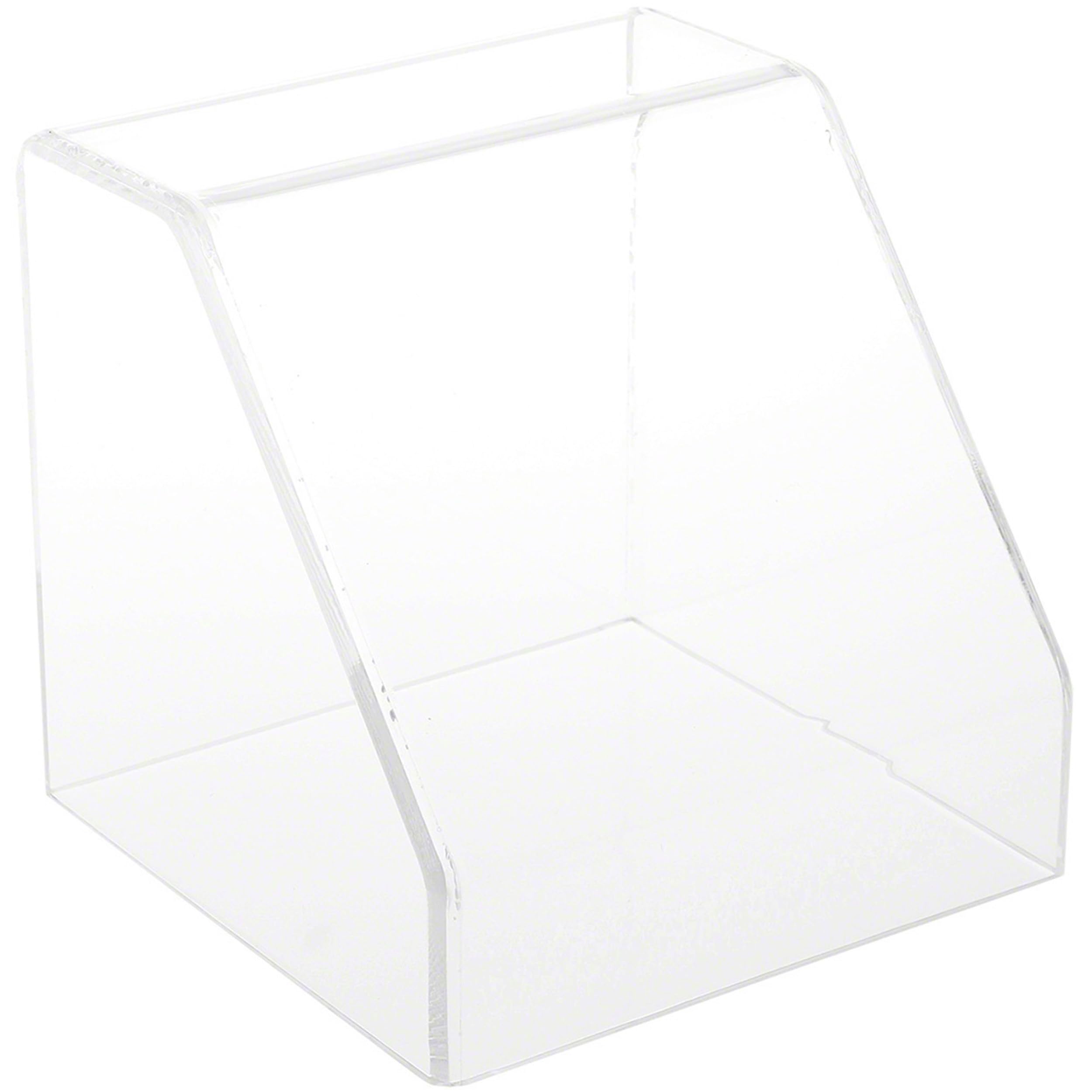Clear Acrylic Slanted Front Display Case - 6