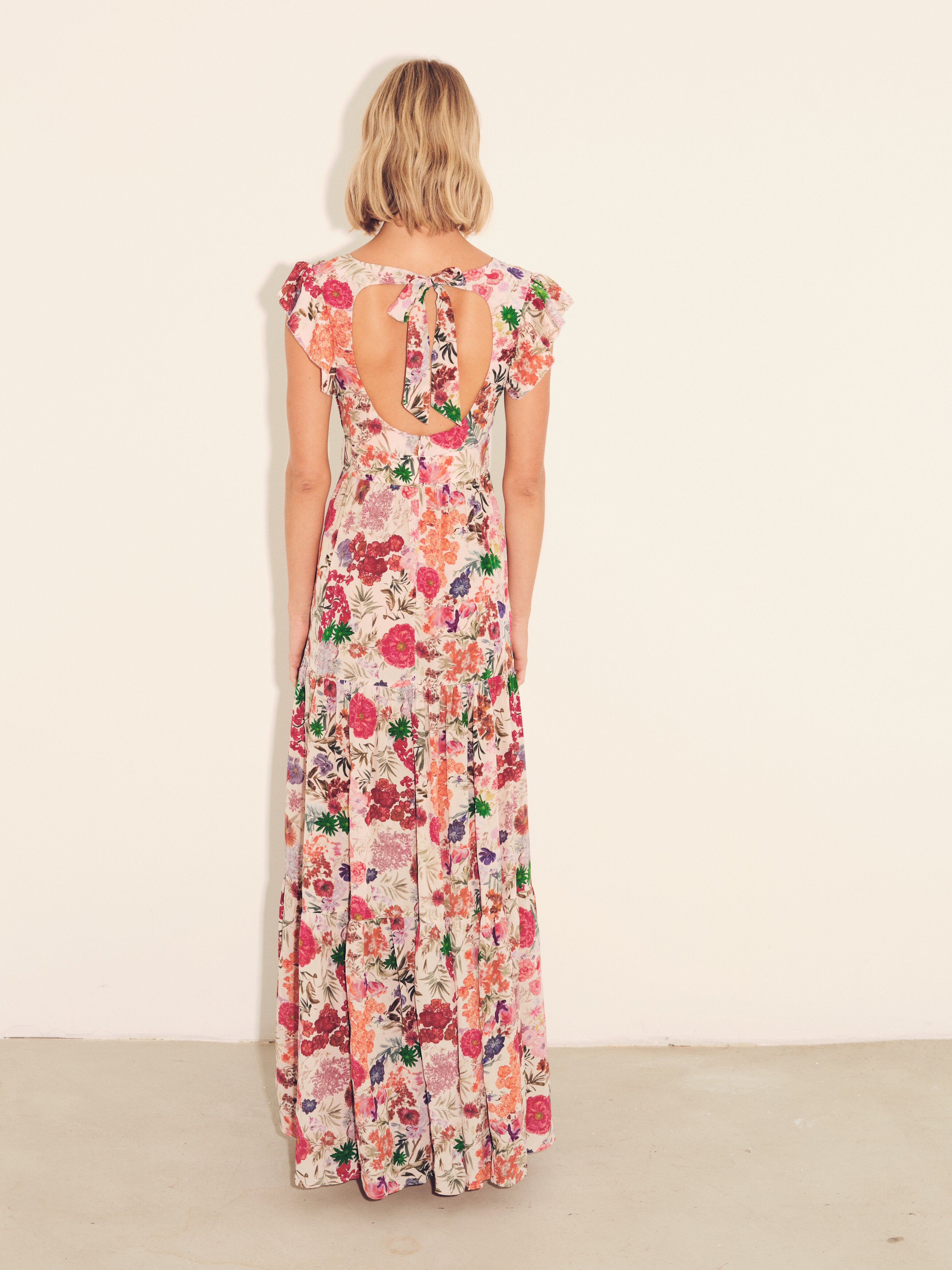 Mila Dress Size 8 - Elegant Women's Floral Summer Dress for Casual Wear, Parties & Date Nights | Perfect for Beach Vacations & Outdoor Events