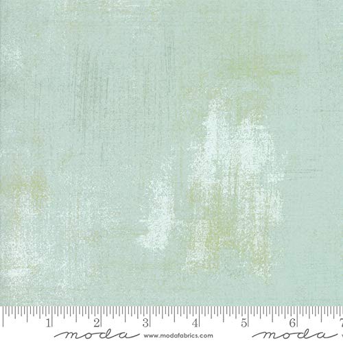 Moda Grunge Tonal Texture Quilting & Sewing Fabric - 155 Mint by The Half Yard - Perfect for DIY Quilts, Home Decor & Craft Projects