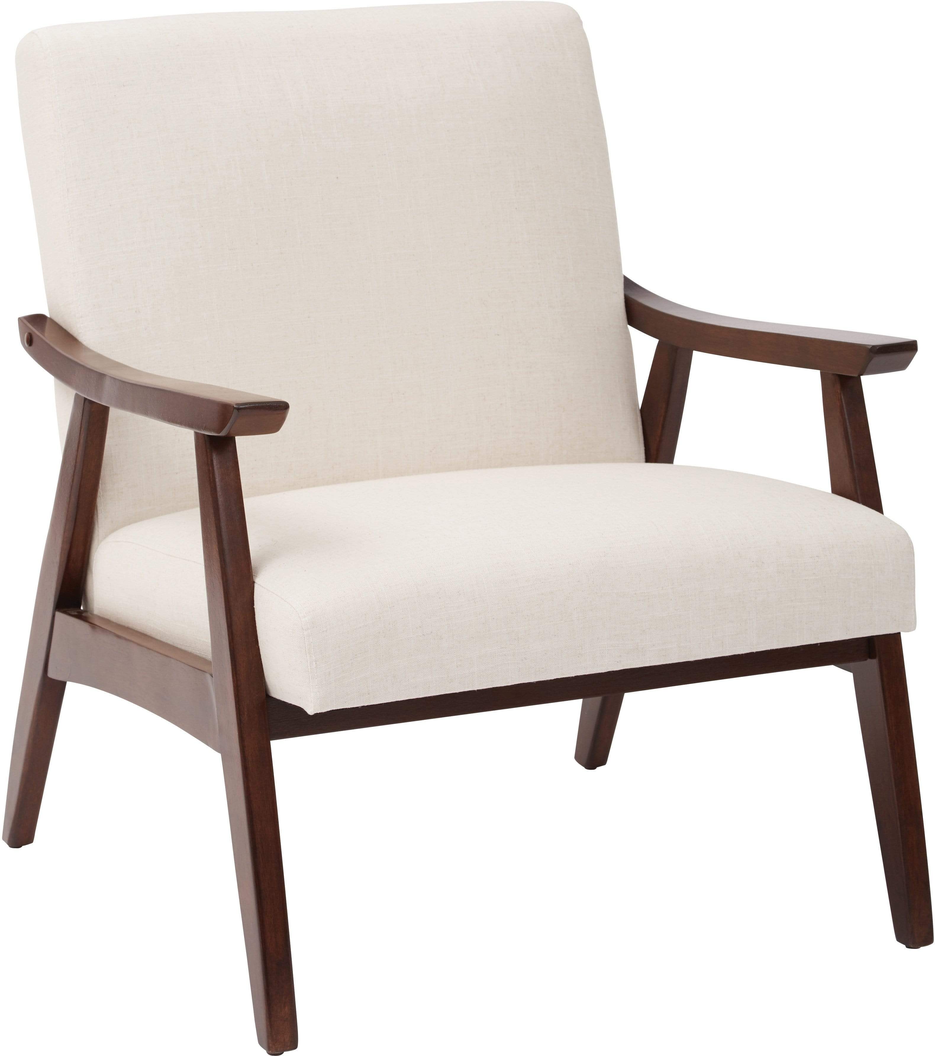 Mid Century Modern Ave Six Davis Armchair with Solid Wood Frame [DVS51] - Perfect for Living Room, Office & Lounge Areas