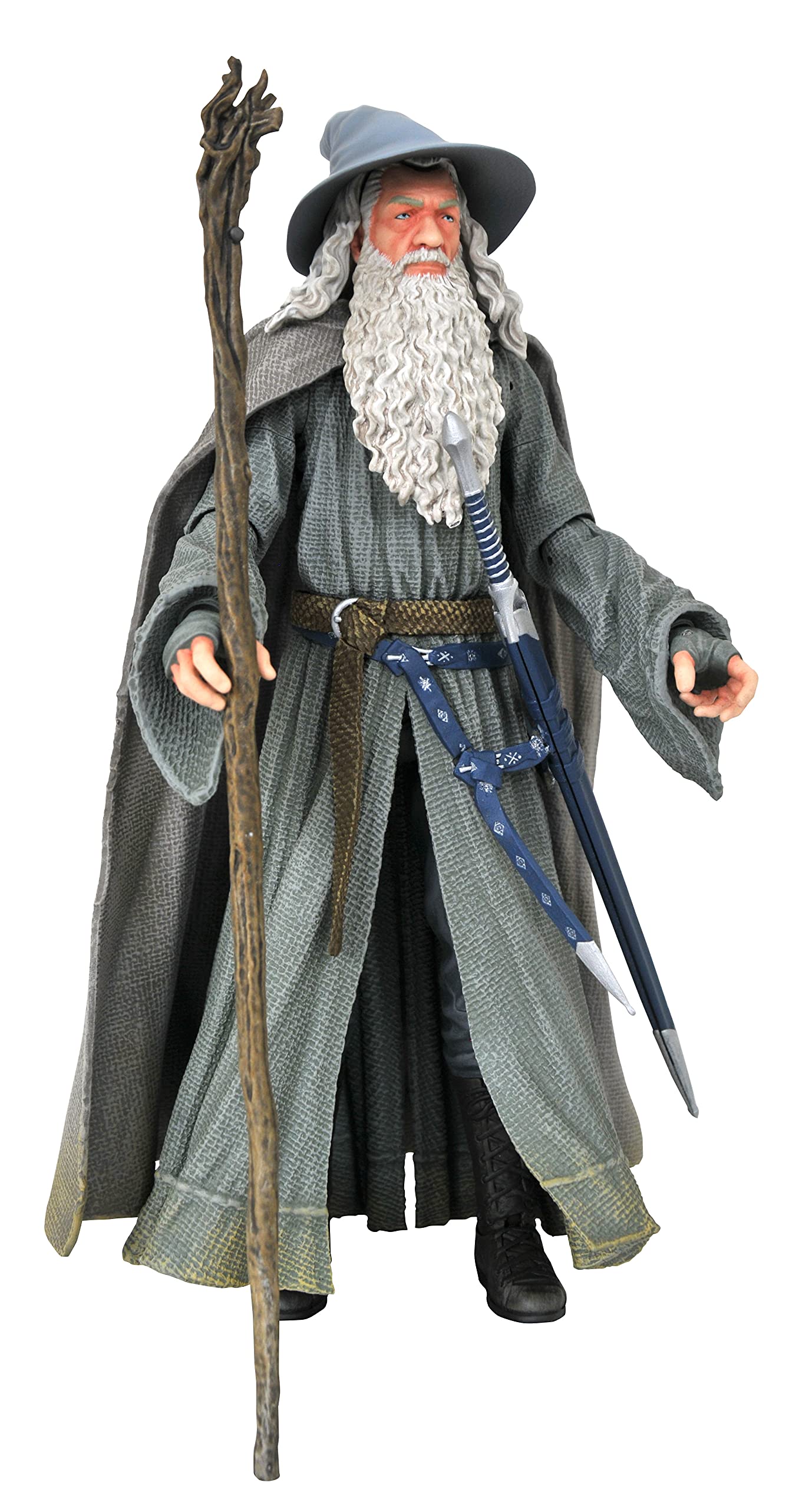 Premium Gandalf Action Figure from Lord of The Rings - Highly Detailed Collectible Toy by Diamond Select Toys - Perfect for Display, Gifts, and Fantasy Collections