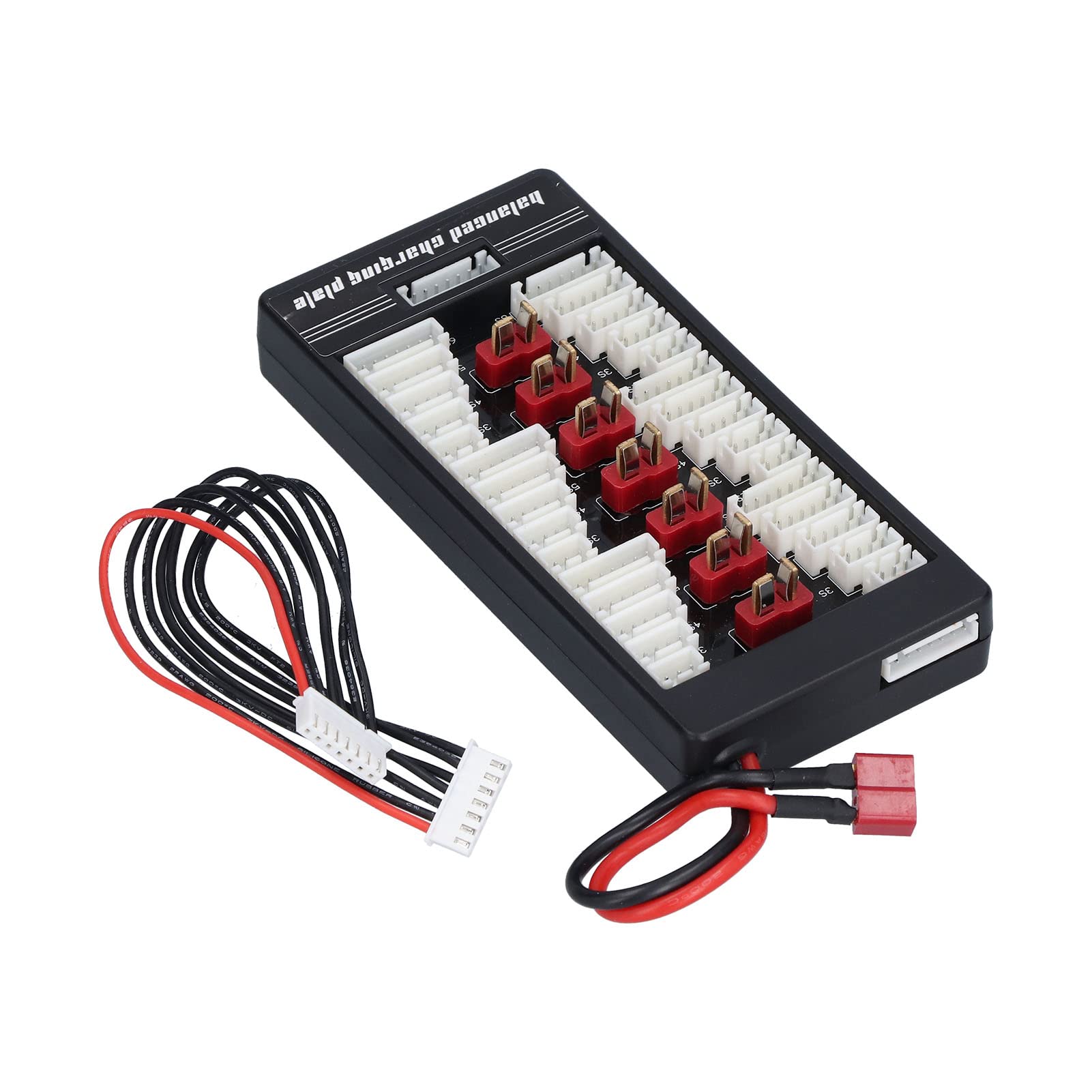 ANKROYU ABS Balance Charger Board - Parallel Charging Expansion Accessory for LiPo Batteries (T-Plug Compatible) | Ideal for RC Drones, Airsoft Guns & Hobby Battery Charging