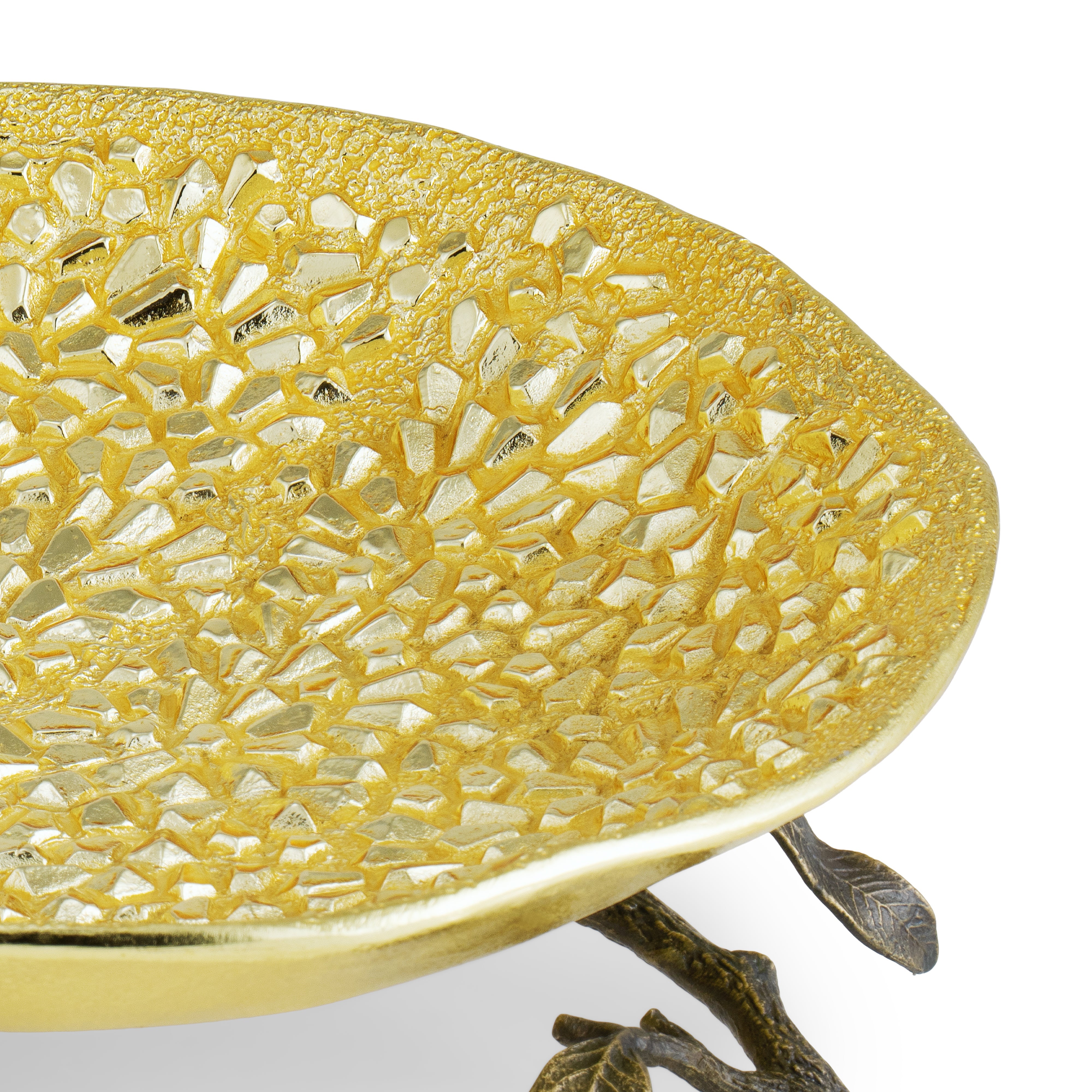 Elegant Pomegranate Footed Bowl - Handcrafted Ceramic Fruit Serving Dish for Dining Table Decor, Perfect for Entertaining Guests & Holiday Centerpieces