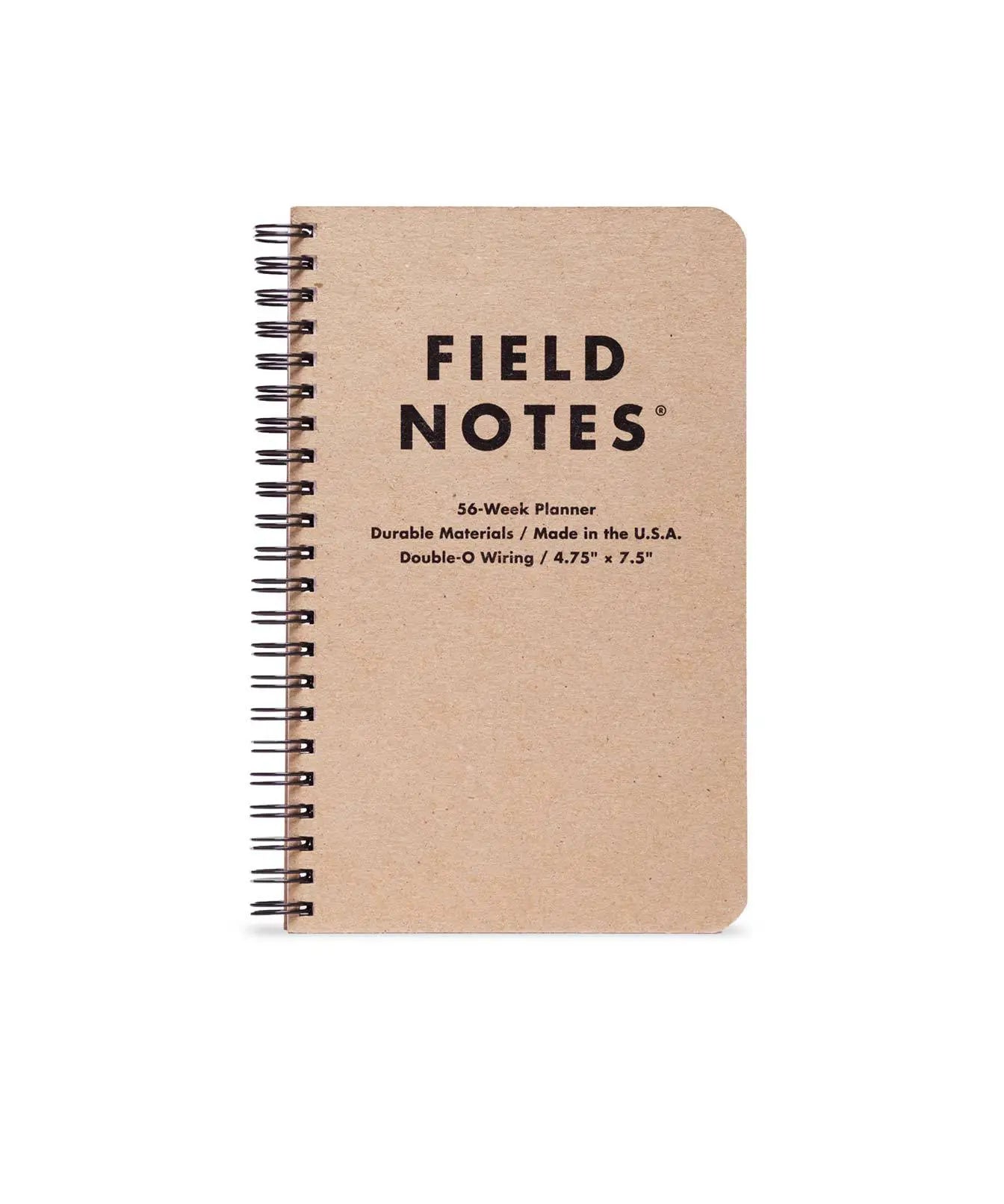 Fieldnotes 56-Week Planner - Undated Weekly & Monthly Calendar for Productivity & Goal Tracking - Perfect for Students, Professionals & Entrepreneurs in Australia
