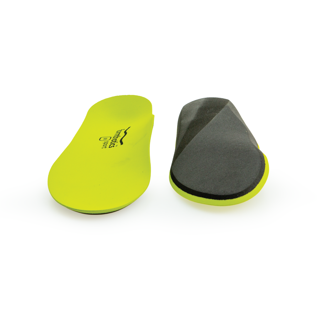 Formthotics Sport Run Shock Stop Insoles - Light Green/Grey | High-Performance Cushioning for Running, Walking & Sports | Reduce Foot Fatigue & Improve Comfort