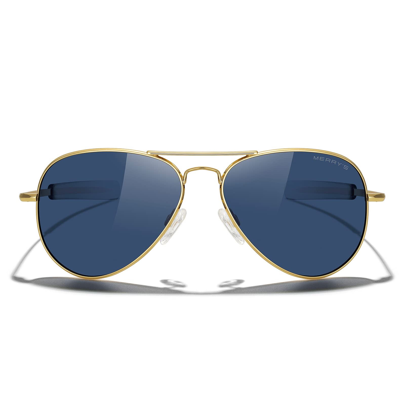 Classic Aviator Military Polarized Sunglasses for Men & Women - UV Protection, Lightweight Metal Frame - Perfect for Driving, Outdoor Sports & Fashion | Model S8562