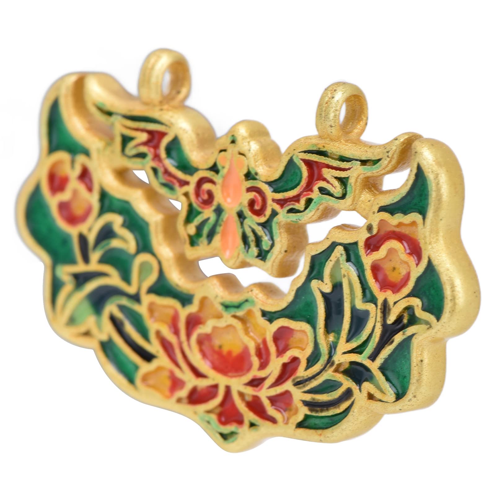 24KT Gold Plated Peace Lock Pendant - Colorful Craft Jewelry for Anniversaries & Weddings - Perfect Gift for Valentine's Day, Bridal Shower & Spring Engagements