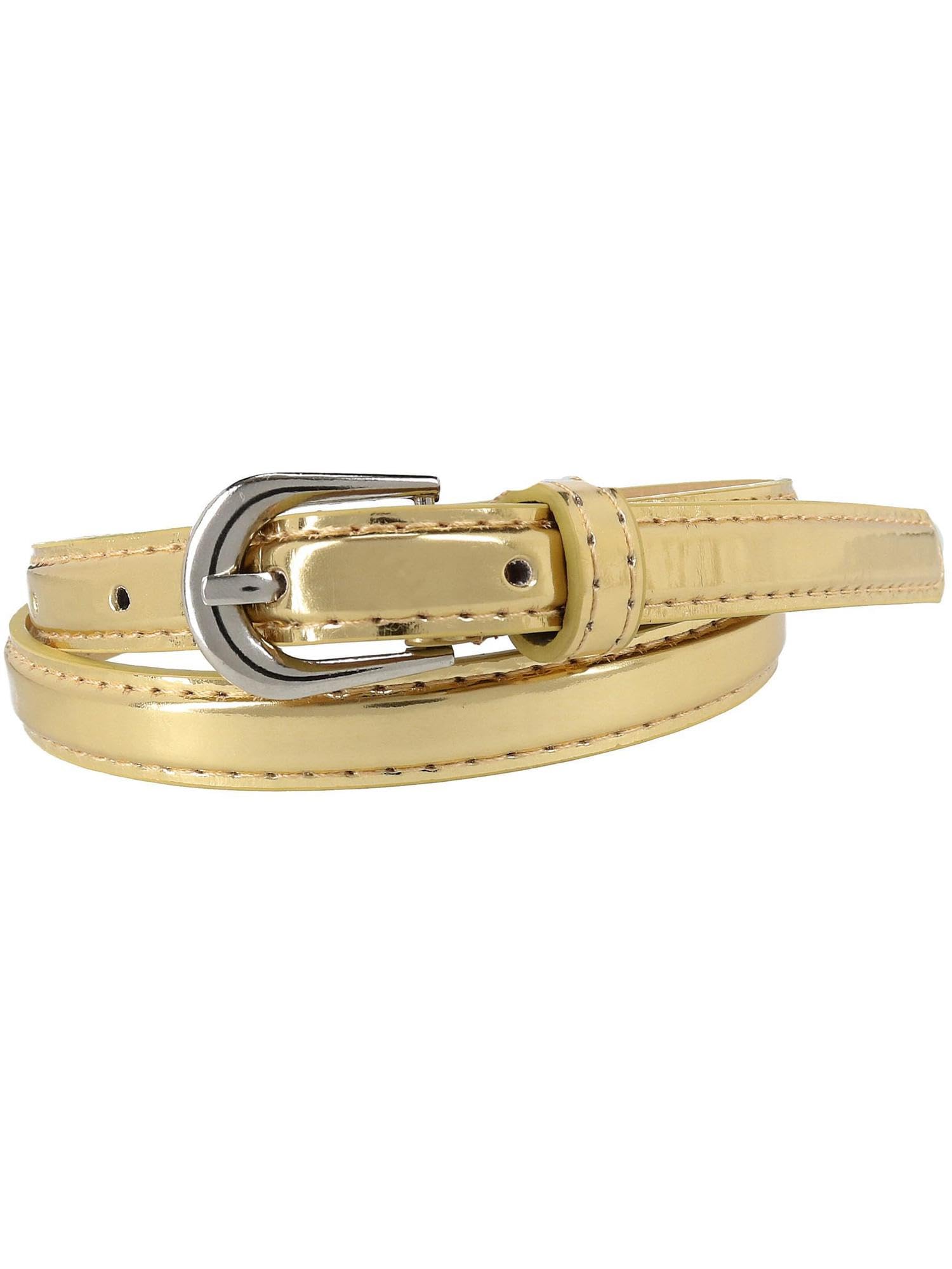 CTM® Kids Skinny Dress Belt for Boys & Girls - Adjustable Waistband for Formal Wear, School Uniforms & Special Occasions