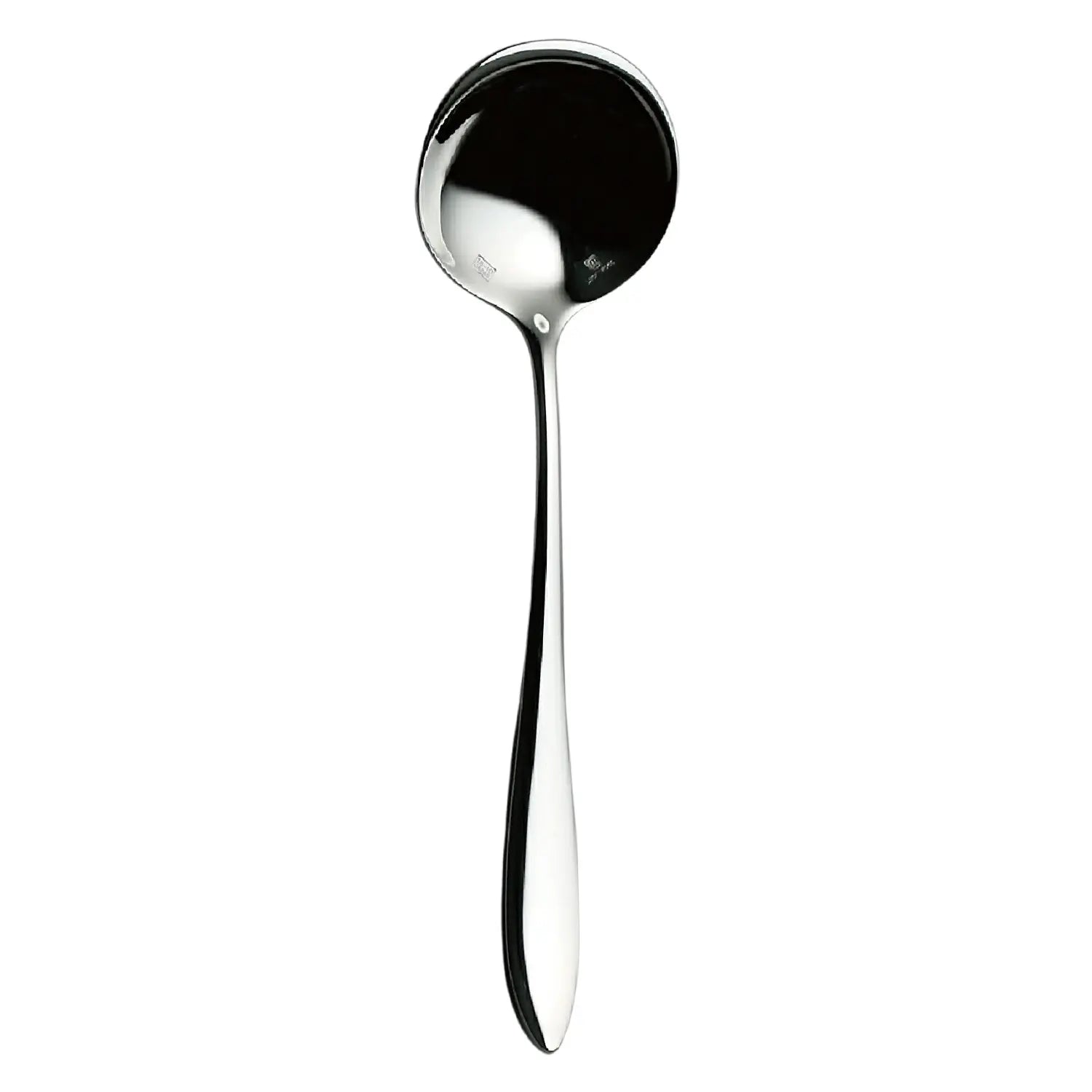 Luckywood Veloute Premium Stainless Steel Bouillon Spoon - 18/10 Rust-Proof Soup Spoon for Fine Dining, Kitchen & Restaurant Use