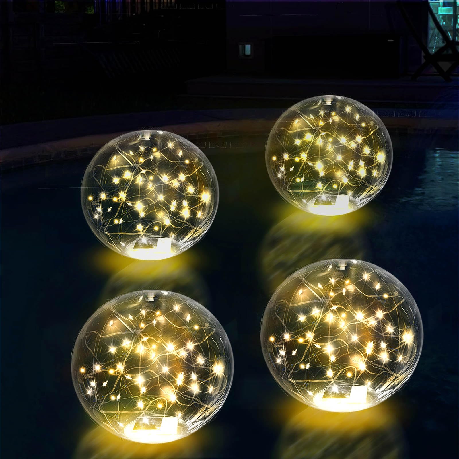 Solar Powered Floating Pool Lights - 14