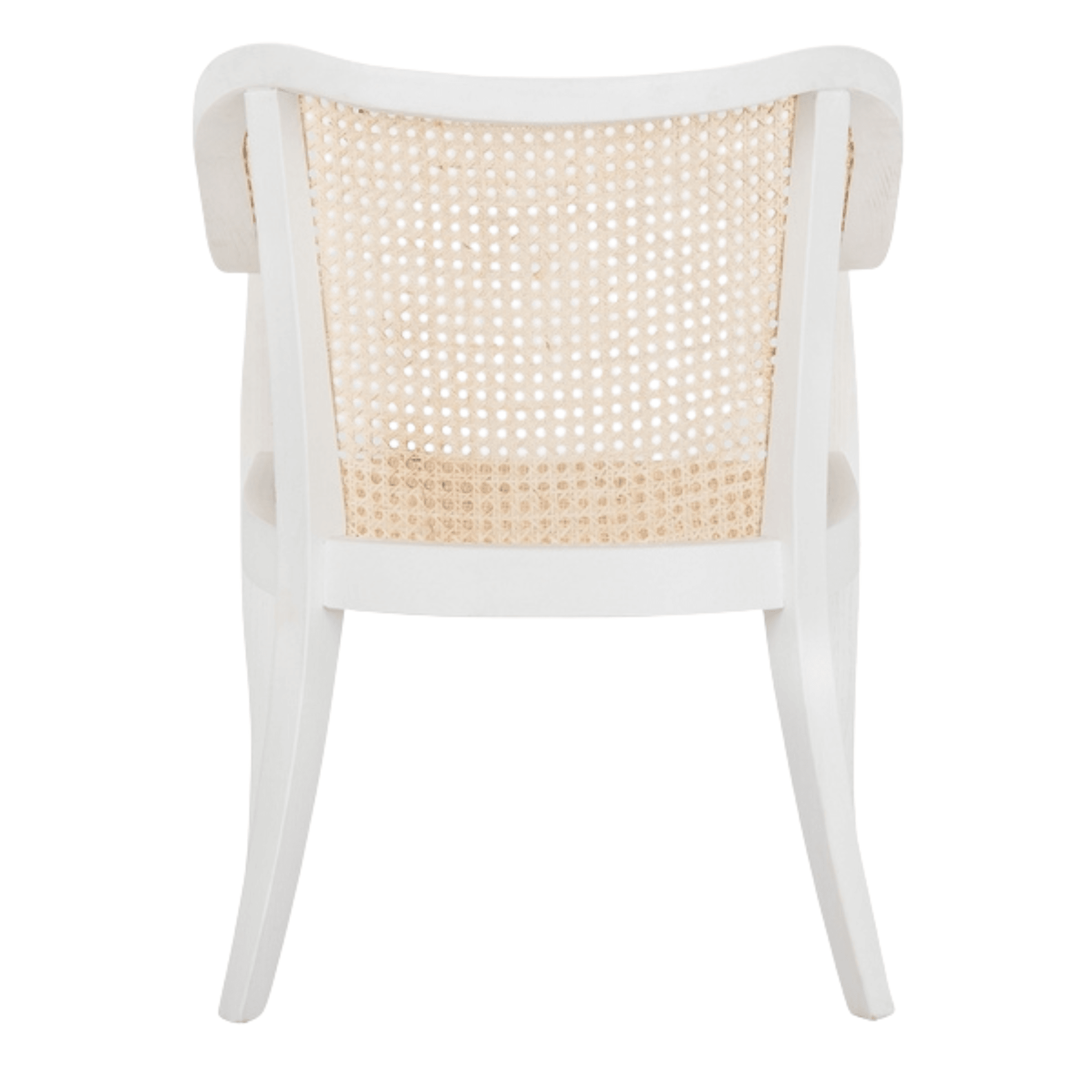 Bradley Contemporary Natural Elm Cane Dining Chair - Modern Wooden Side Chair for Kitchen, Dining Room, or Breakfast Nook - Comfortable & Stylish Seating for Home Decor