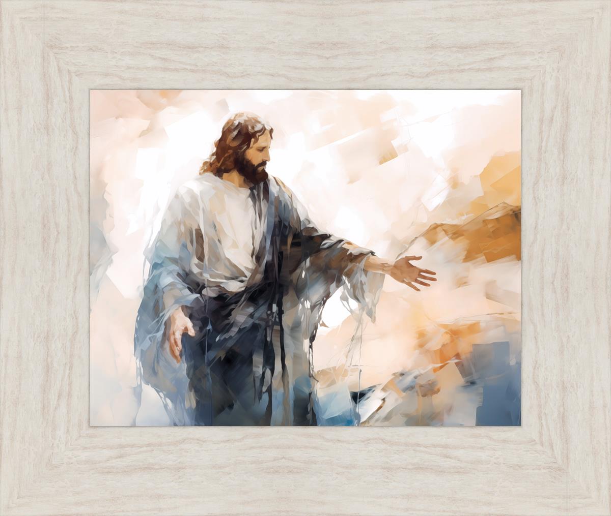 Come Unto Me By Gabriel Heaton - Inspirational Christian Wall Art for Home & Church Decor | Perfect for Living Room, Bedroom & Office