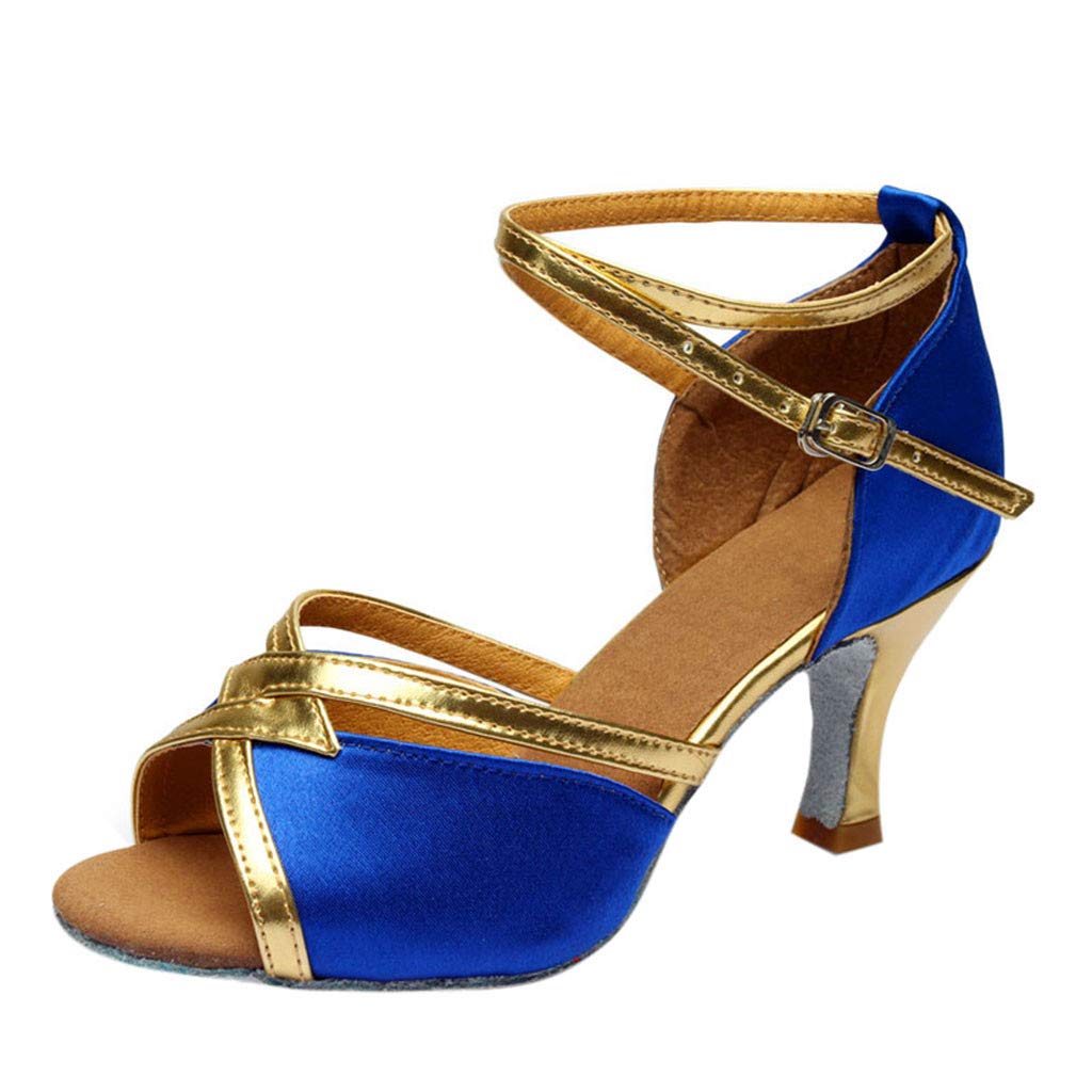 Women's Peep Toe Crisscross Heel Sandals with Buckle - Kitten Heels for Beach, Wedding & Casual Wear - Comfortable & Stylish Women's Dress Sandals