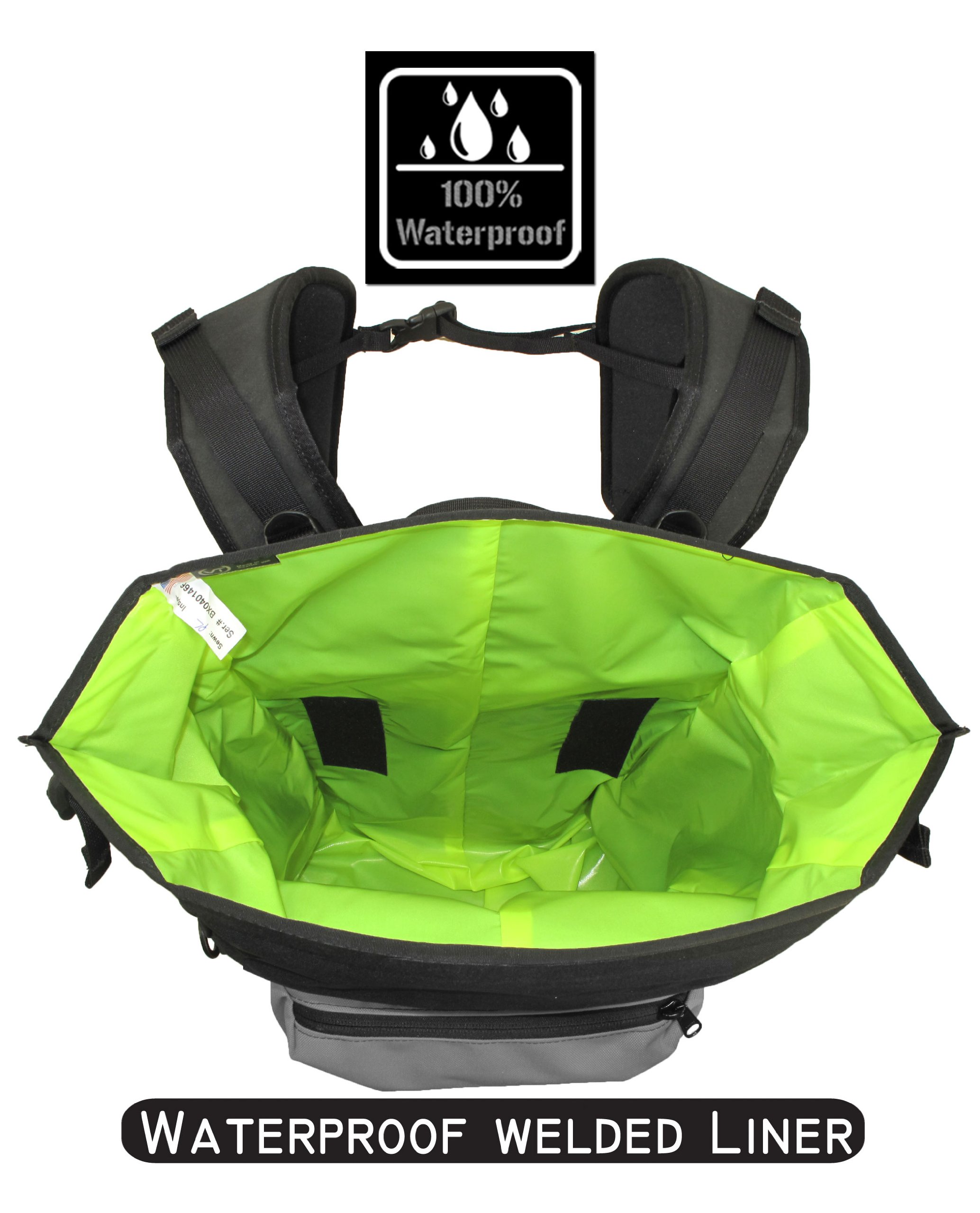 Men's Waterproof Commuter Backpack - 40L Cycling Bike Backpack for Work & Travel - Durable Weatherproof Bicycle Backpack for Cycling, Hiking & Outdoor Adventures