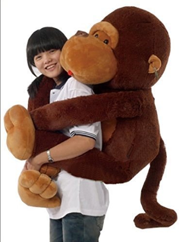 Joyfay 43-Inch Giant Plush Monkey Gorilla Stuffed Animal - 100% New Materials, Pennsylvania Certified Safe for Kids | Perfect for Nursery Decor, Birthday Gifts & Cuddling