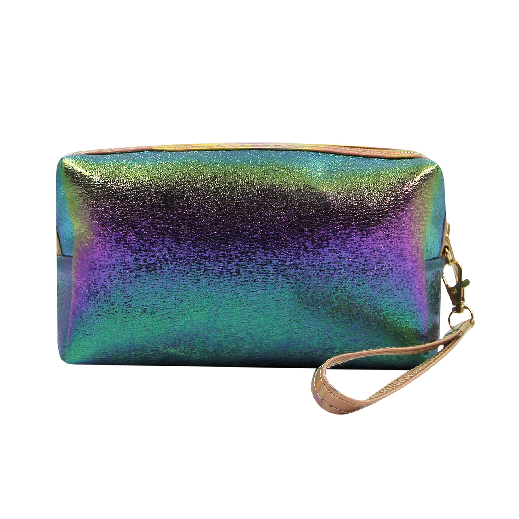 Holographic Cosmetic Bag - Waterproof Travel Toiletry Organizer with Mermaid Design, Makeup Storage Pouch for Women | Perfect for Travel, Gym, Beach & Daily Use
